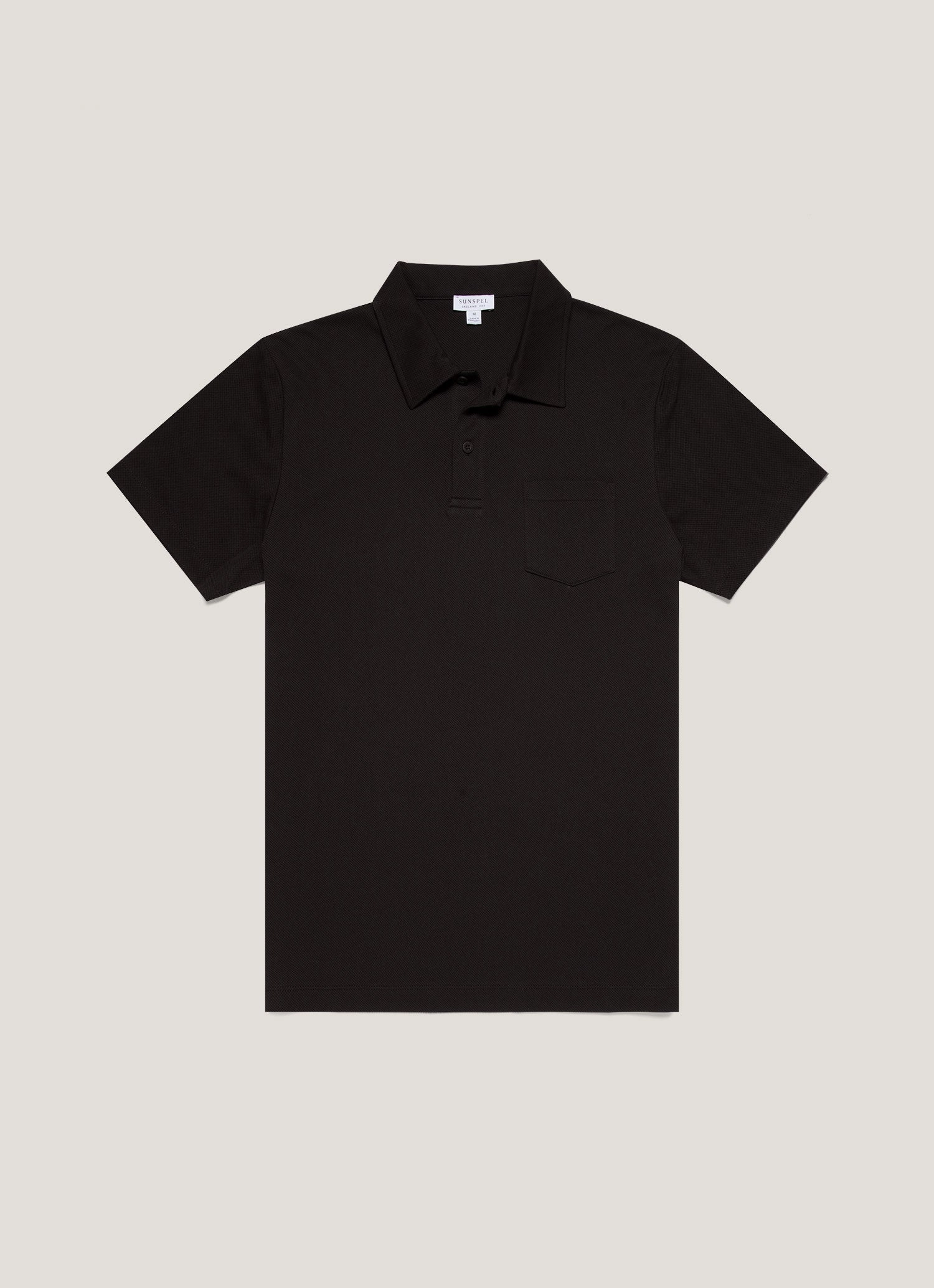 Fashion Casual Look Modern Look Men's Riviera Polo Shirt in Black