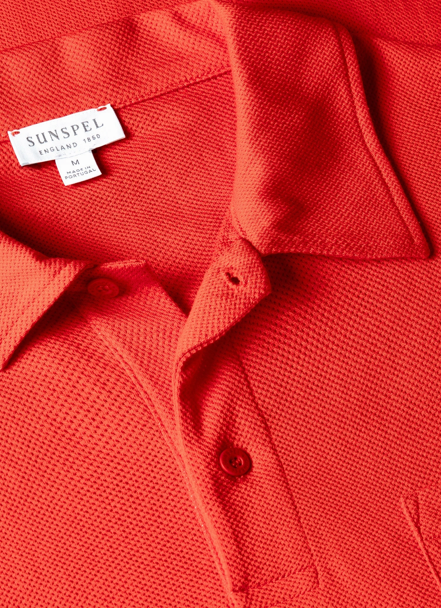 Men's Riviera Polo Shirt in Bright Red Soft Style Office