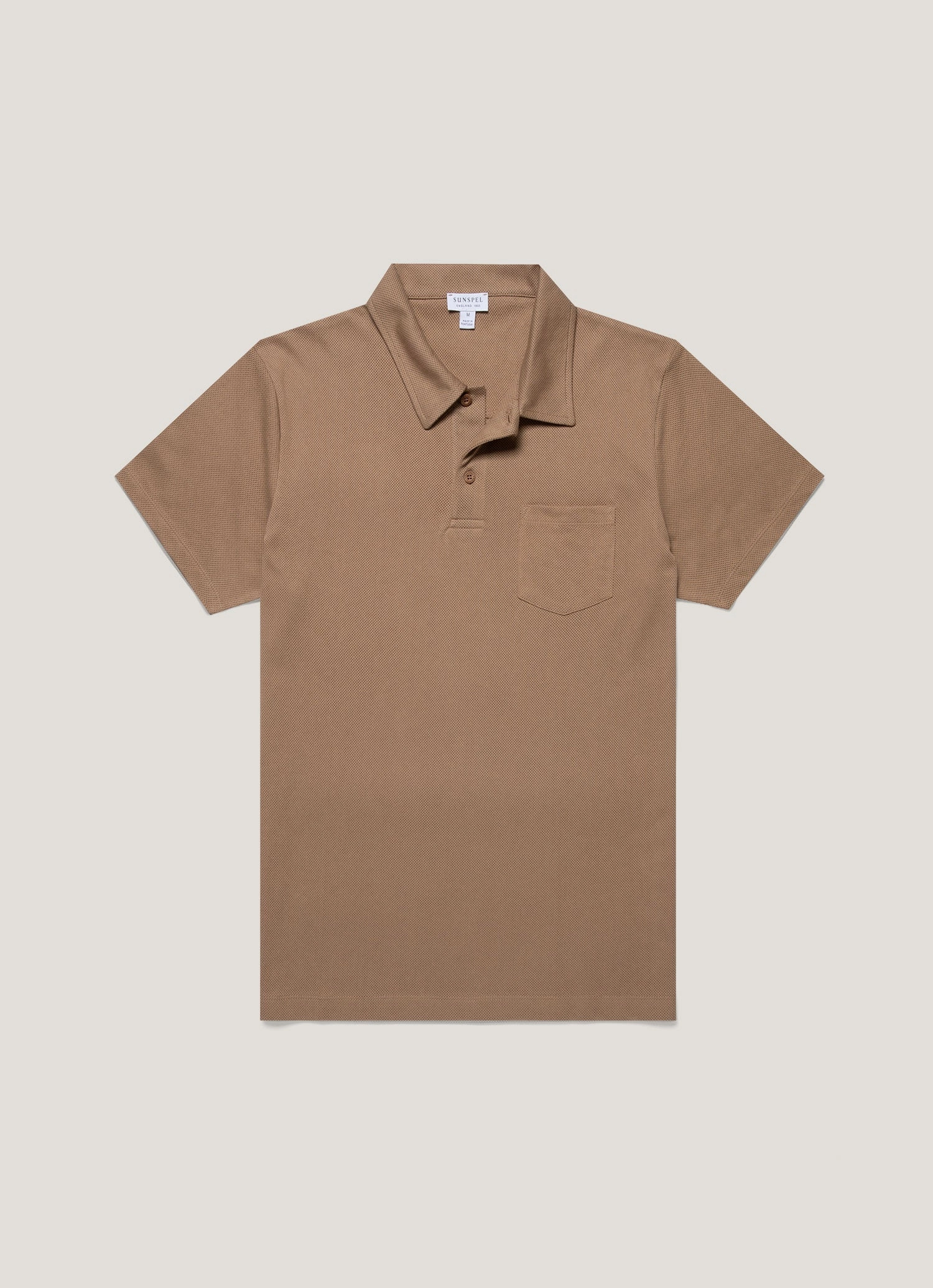 Relax Comfort Style Relax Daily Men's Riviera Polo Shirt in Dune