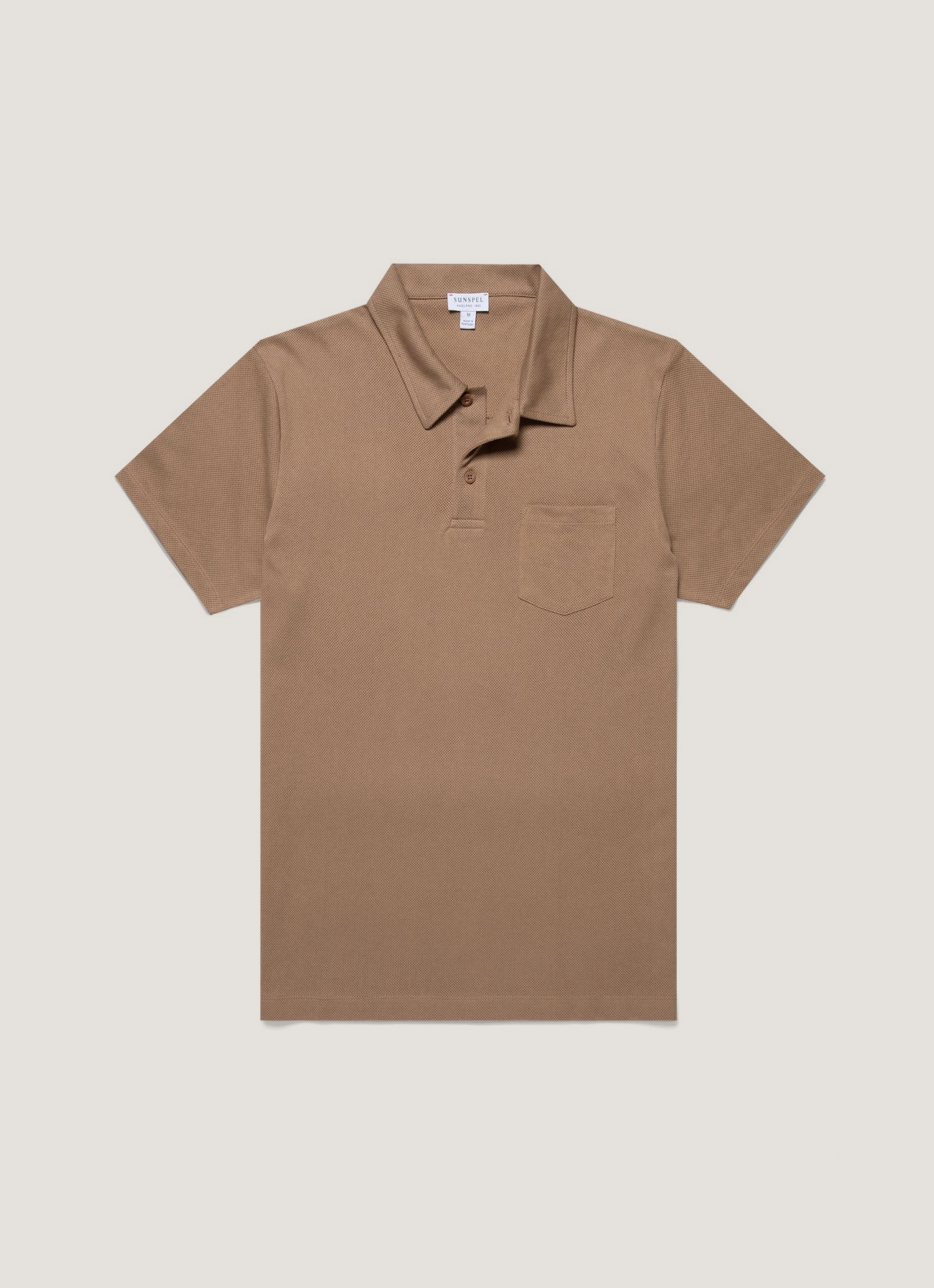 Weekend Outfit Style Men's Riviera Polo Shirt in Dune
