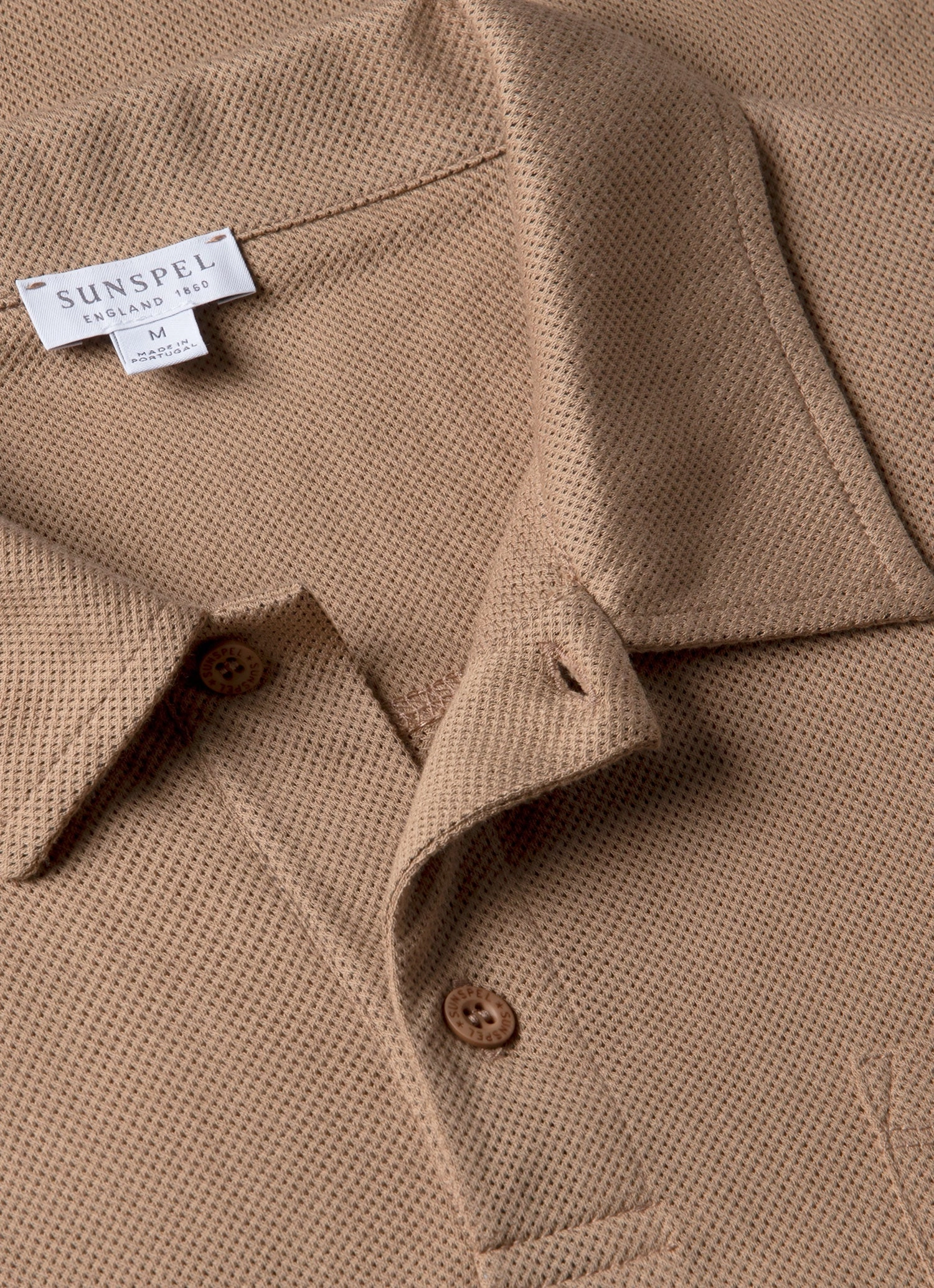 Men's Riviera Polo Shirt in Dune Stylish Wear