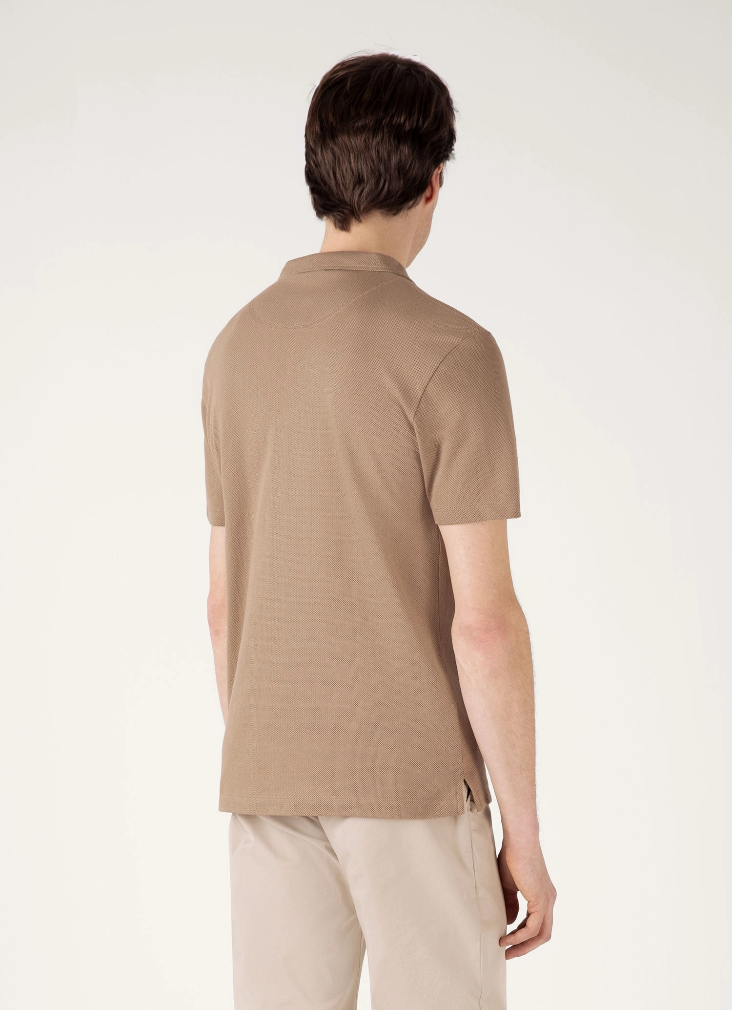 Men's Riviera Polo Shirt in Dune Stylish Wear