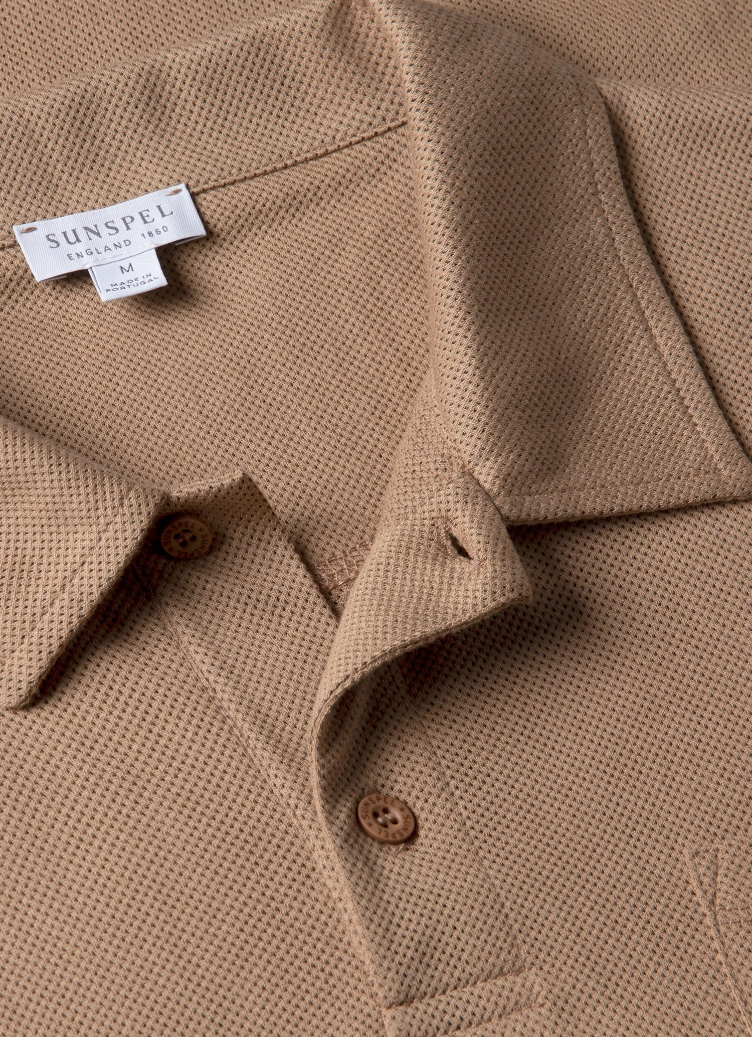 Men's Riviera Polo Shirt in Dune Stylish Wear