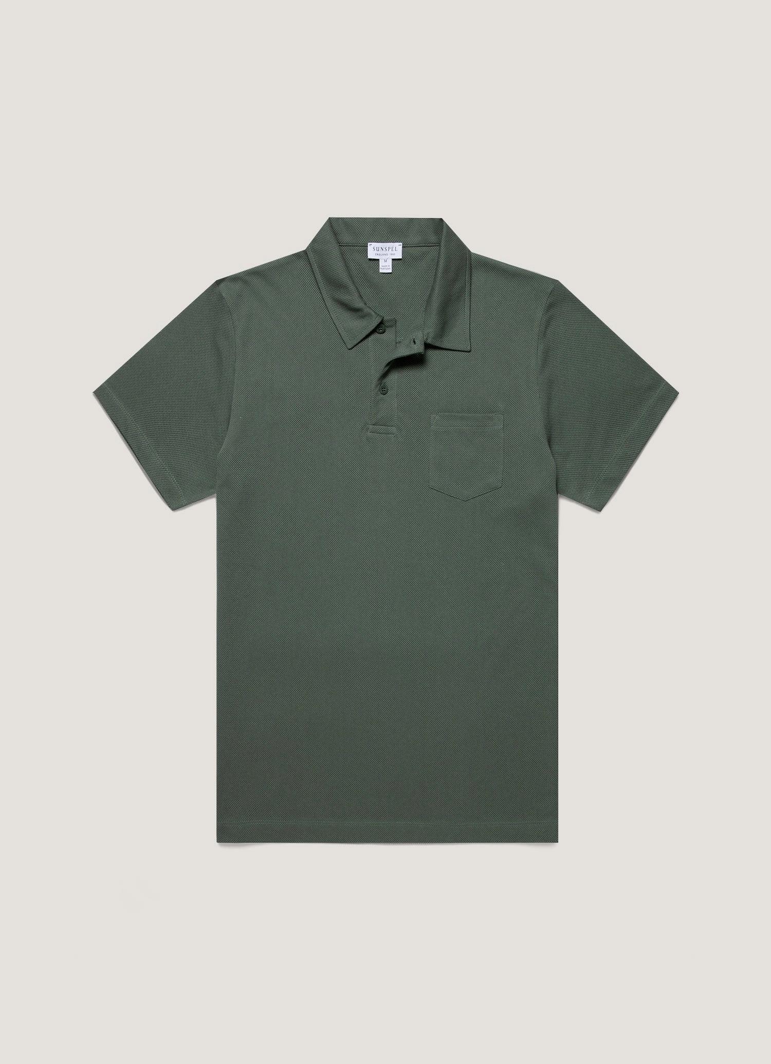 Men's Riviera Polo Shirt in Dusk Green Weekend Outfit
