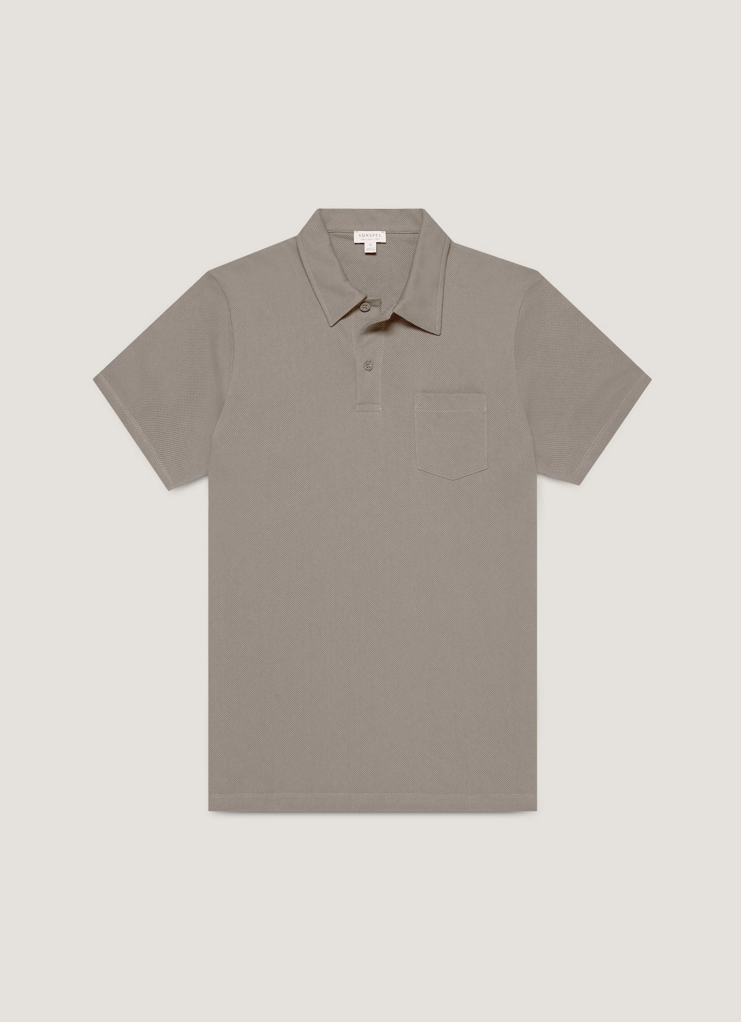 Men's Riviera Polo Shirt in Iron Grey Classic Casual Style