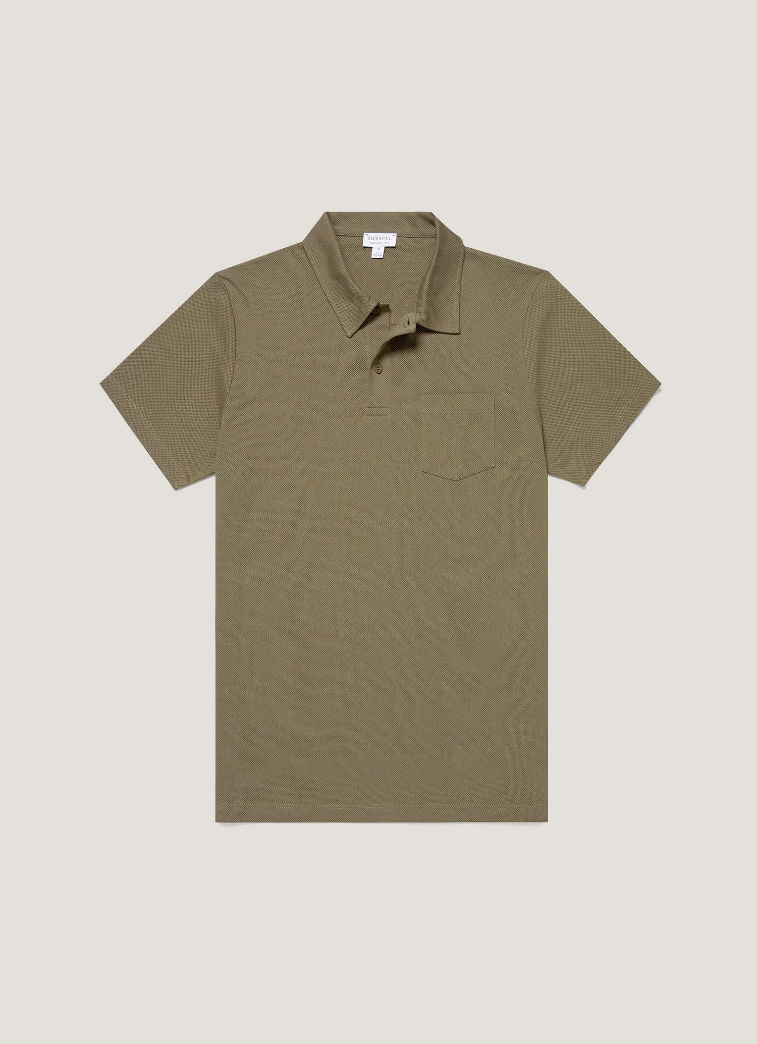 Fashion Casual Style Men's Riviera Polo Shirt in Khaki
