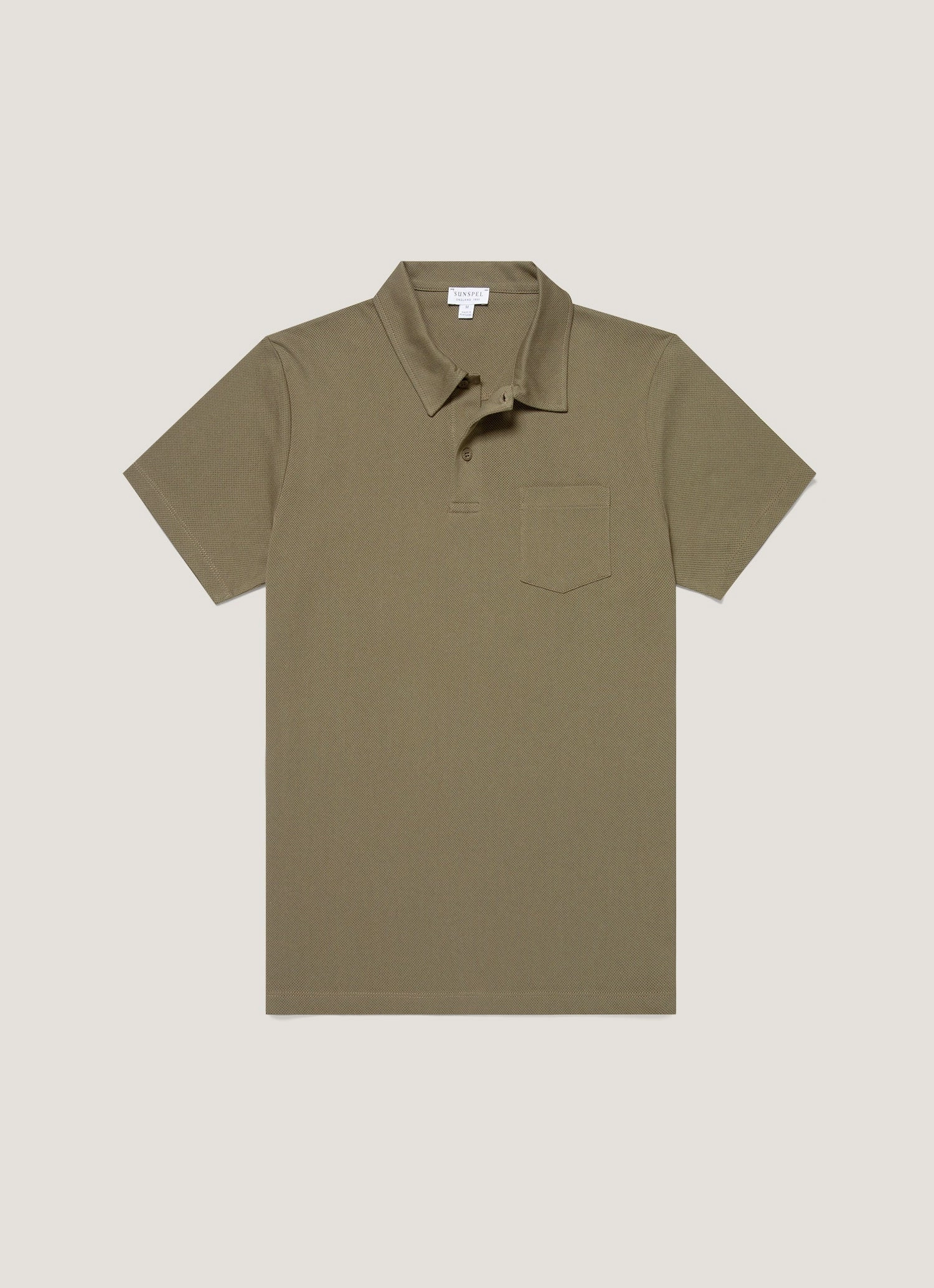 Relax Pulse Relax Street Style Men's Riviera Polo Shirt in Khaki