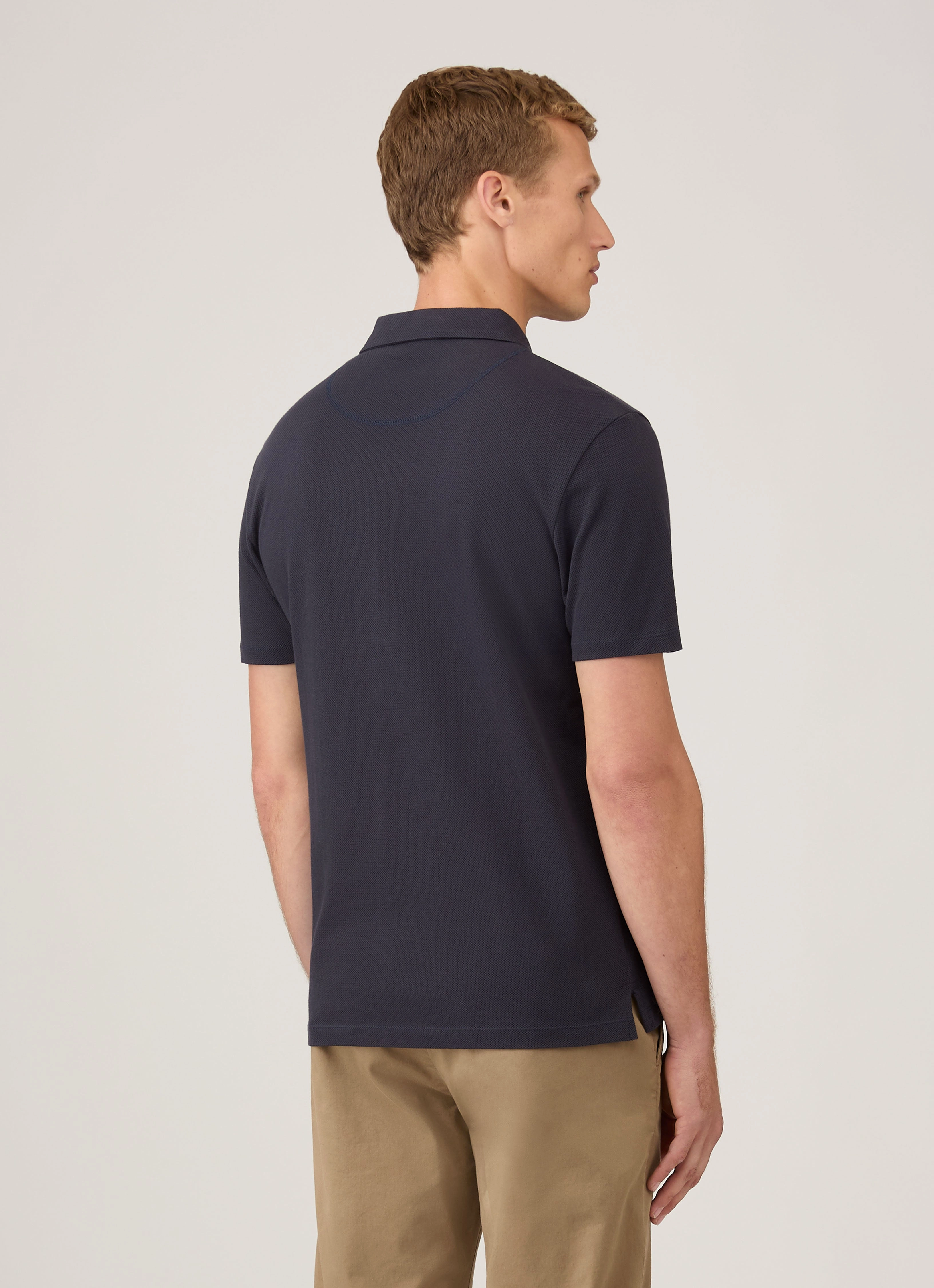 Men's Riviera Polo Shirt in Navy Fresh Style