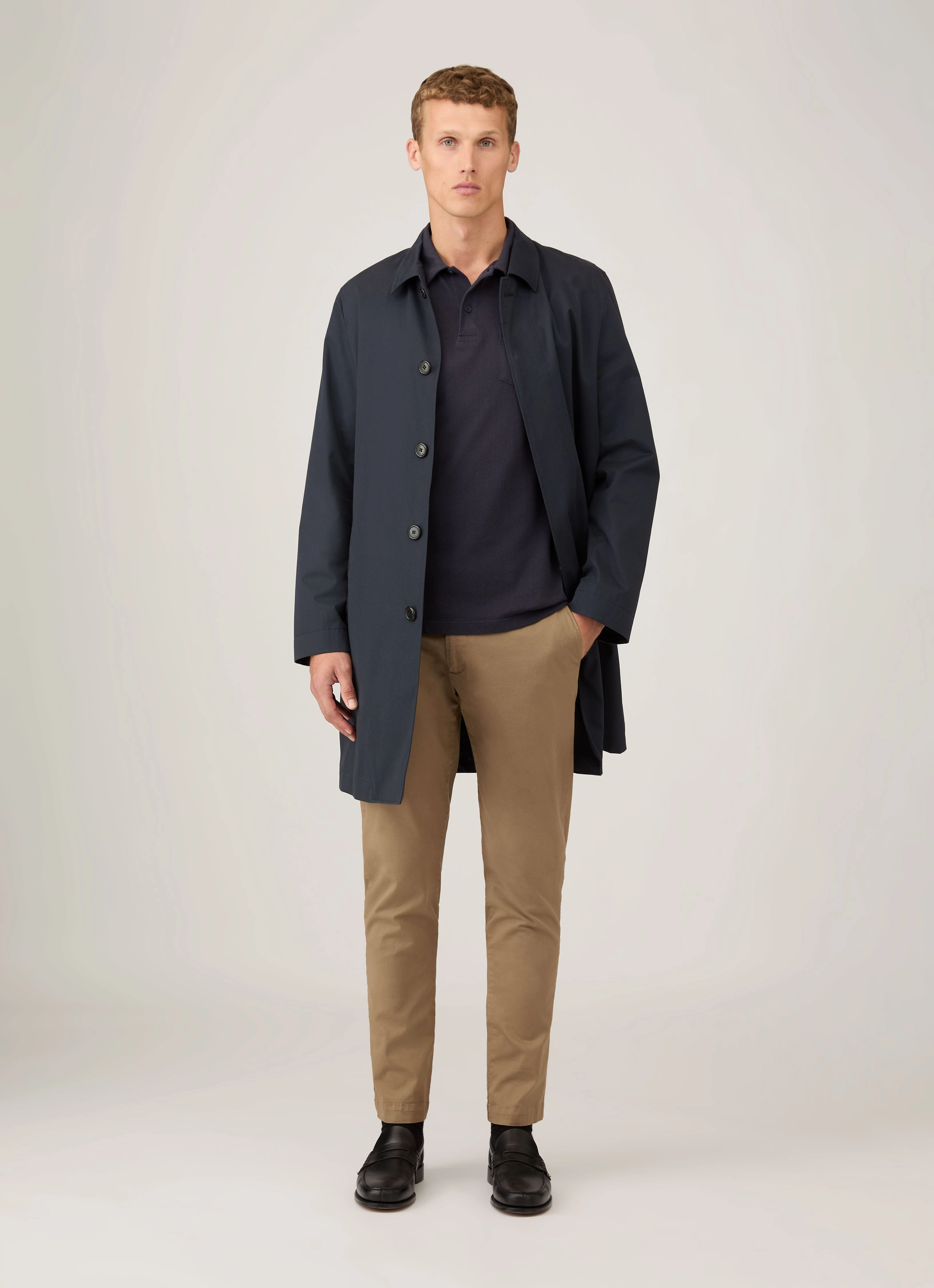 Men's Riviera Polo Shirt in Navy Fresh Style