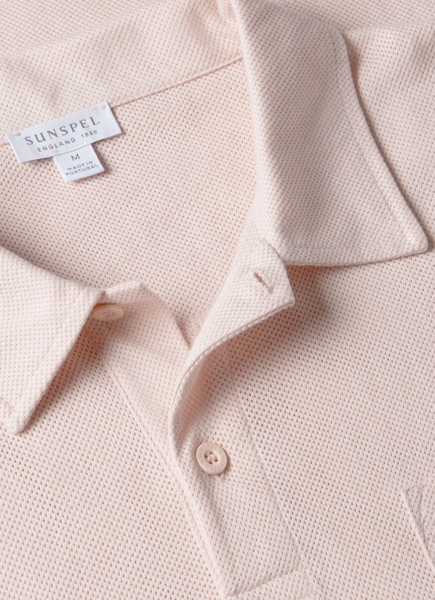 Men's Riviera Polo Shirt in Pastel Pink Premium Gear
