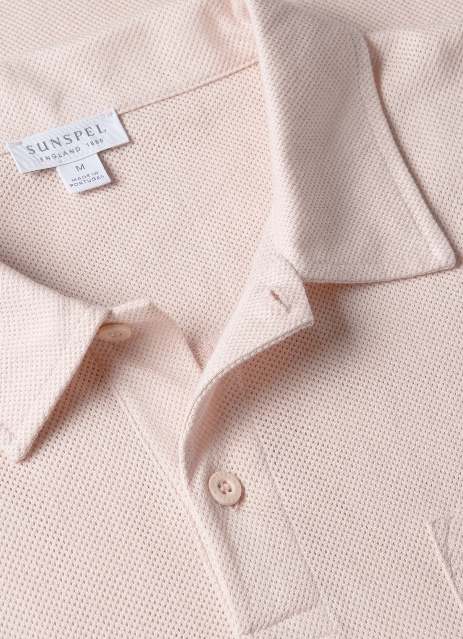 Men's Riviera Polo Shirt in Pastel Pink Premium Gear