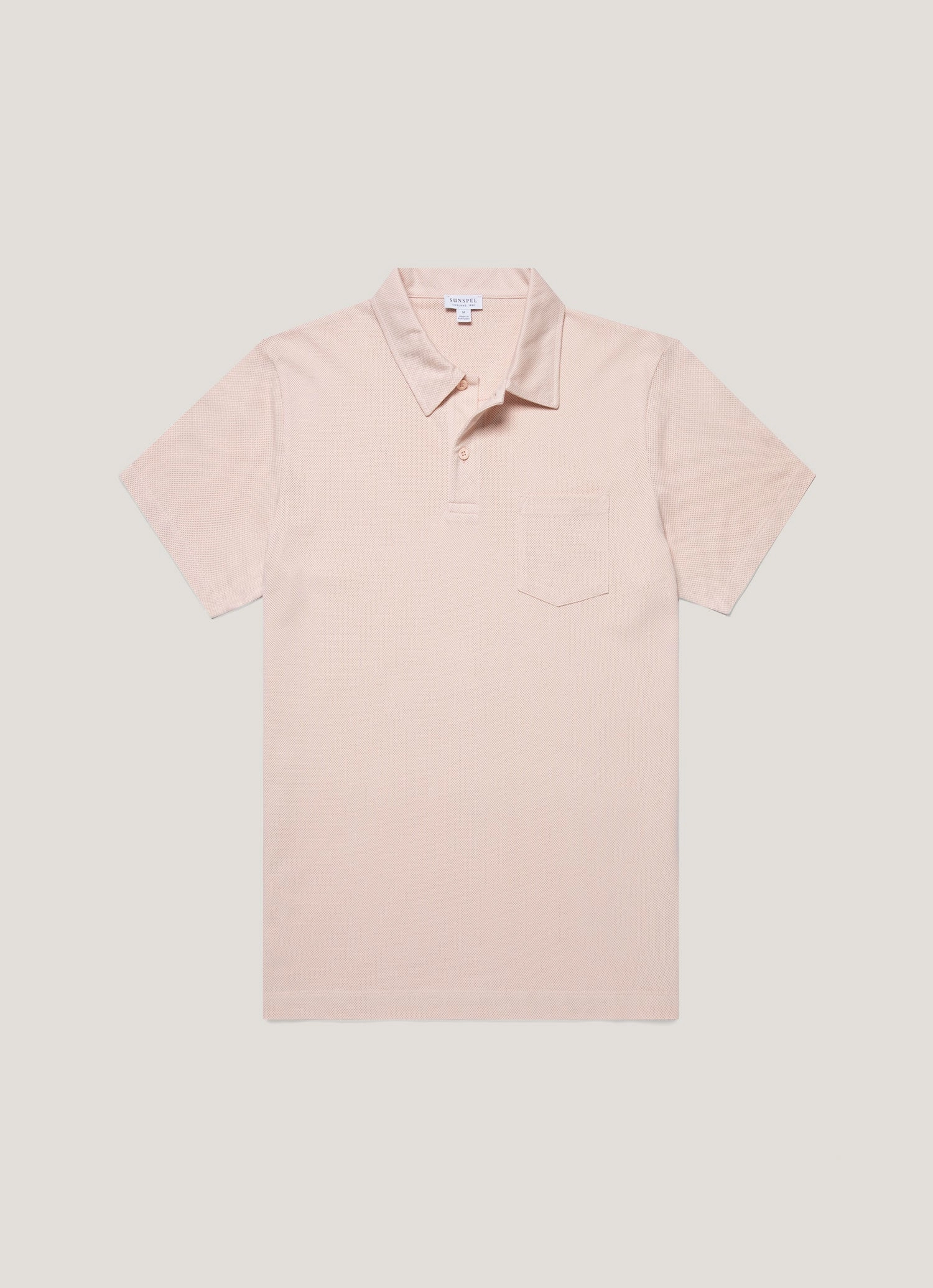 Timeless Casual Look Relax Comfort Look Men's Riviera Polo Shirt in Pastel Pink