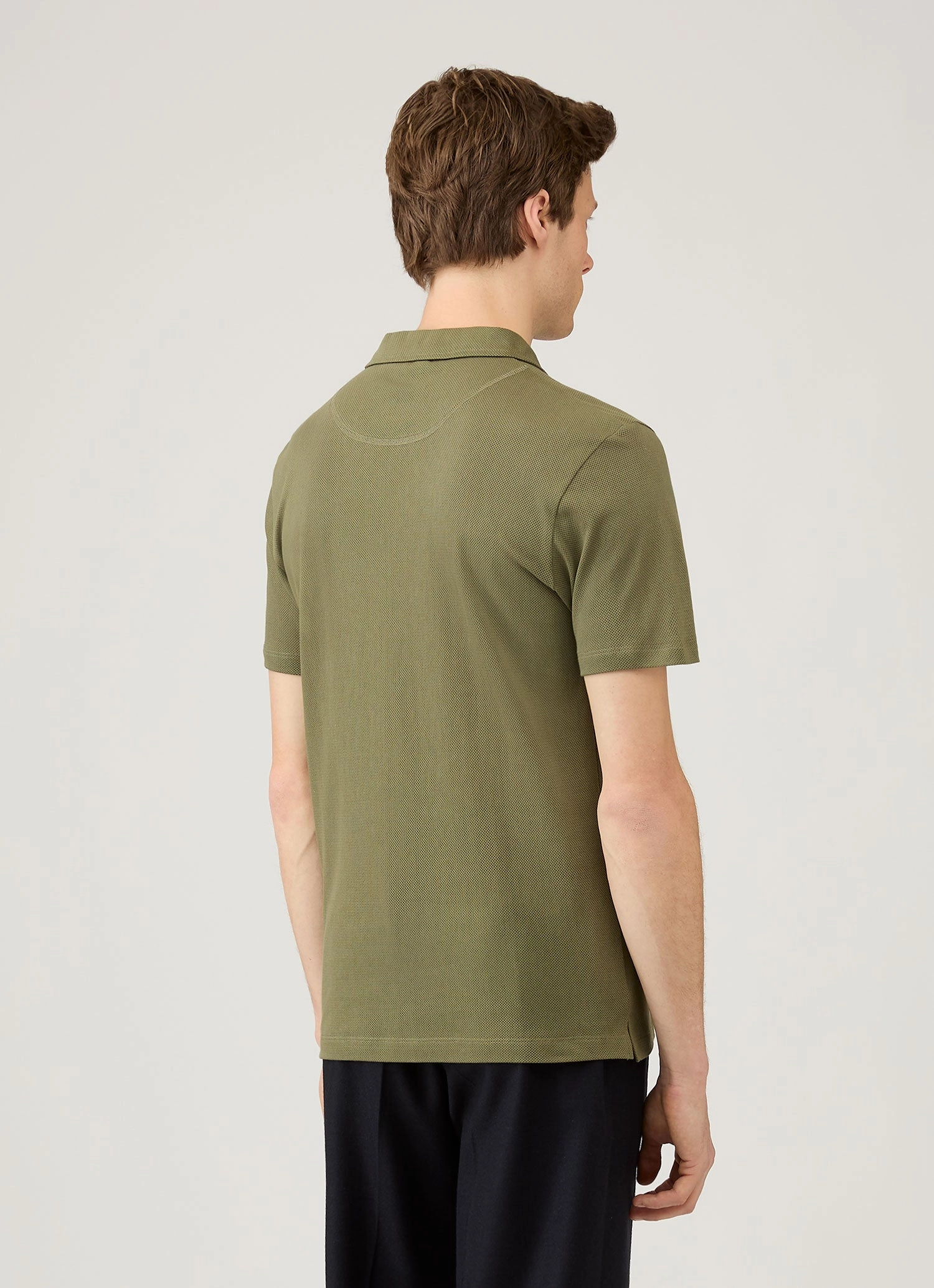 Men's Riviera Polo Shirt in Sea Moss Soft Edition Summer