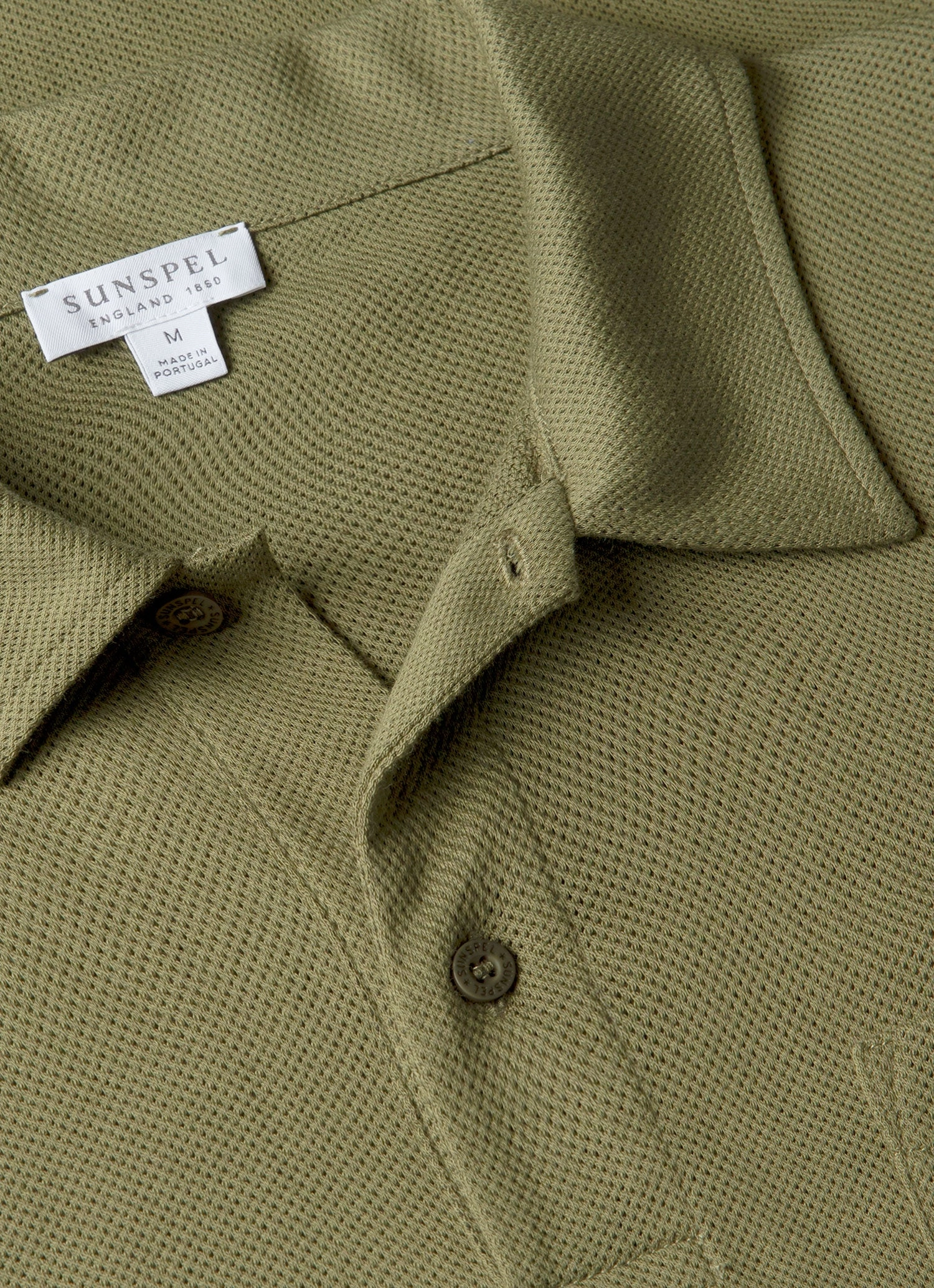 Men's Riviera Polo Shirt in Sea Moss Soft Edition Summer