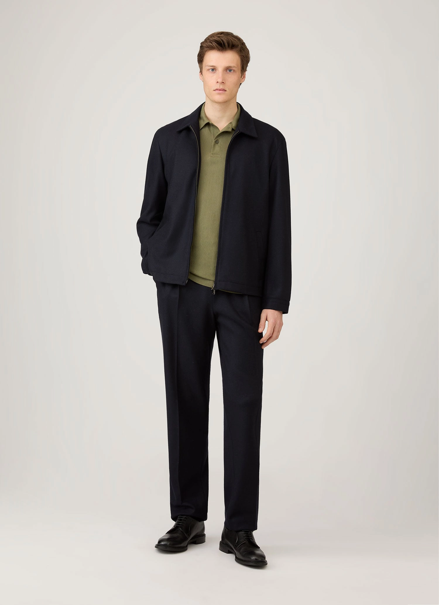 Men's Riviera Polo Shirt in Sea Moss Soft Edition Summer