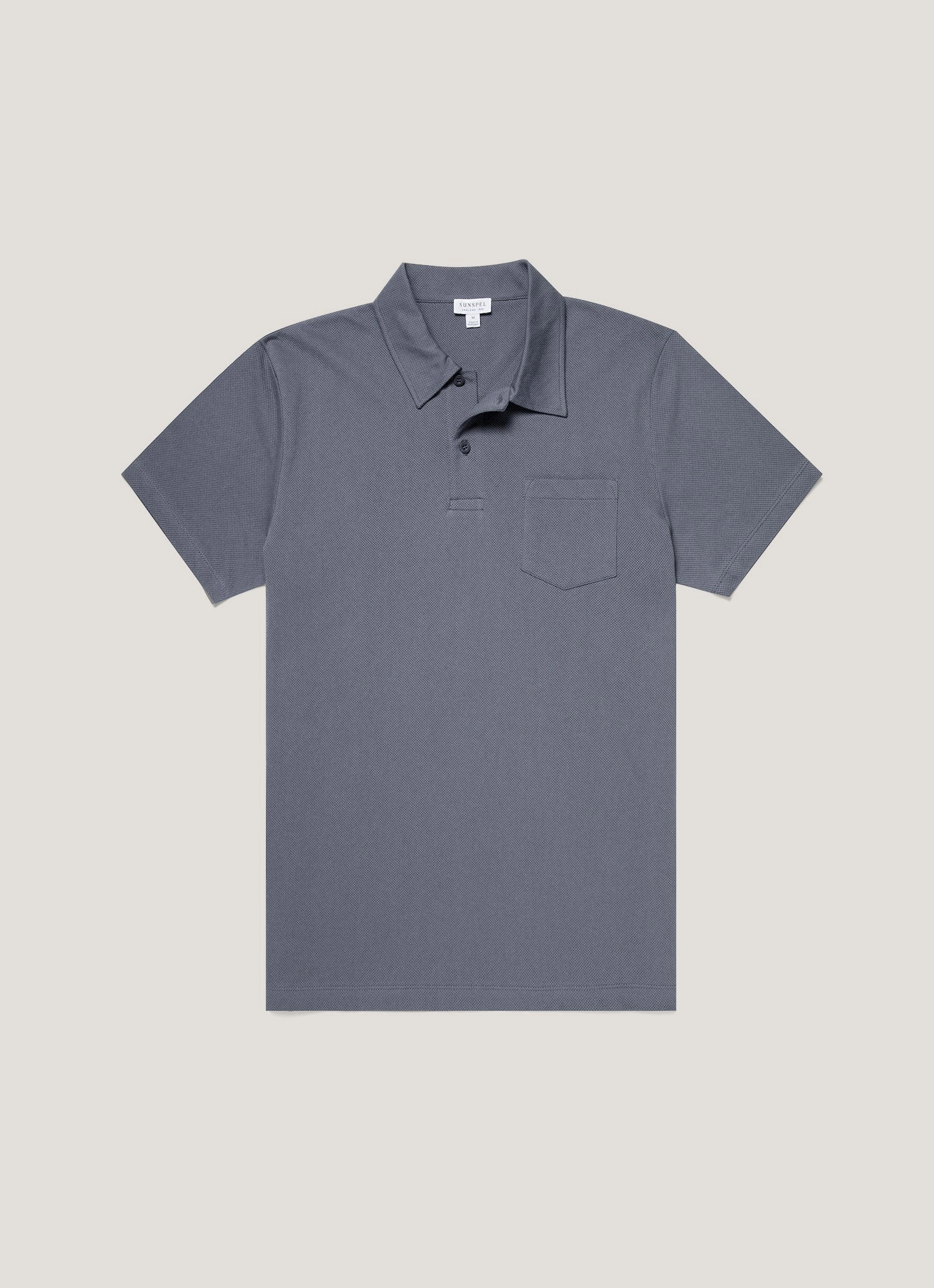 Men's Riviera Polo Shirt in Slate Blue Fresh Fashion