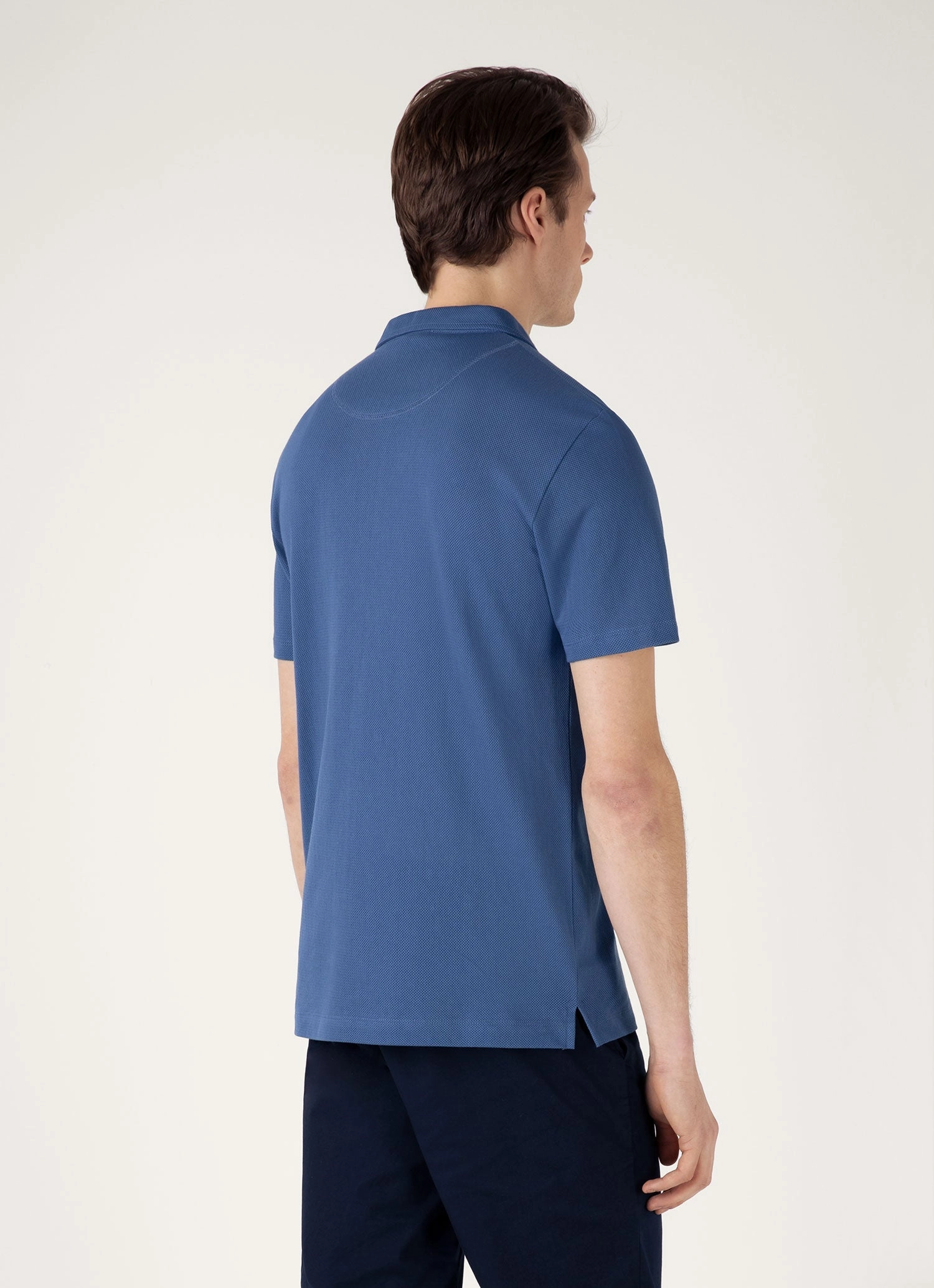 Men's Riviera Polo Shirt in Soft Denim Original Design Street