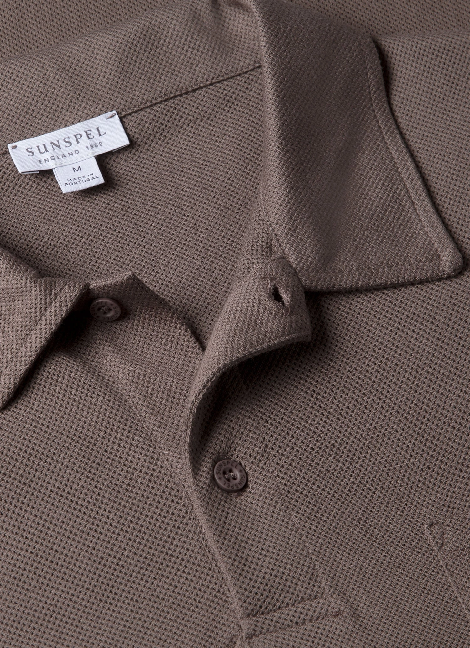 Men's Riviera Polo Shirt in Walnut Urban Shape