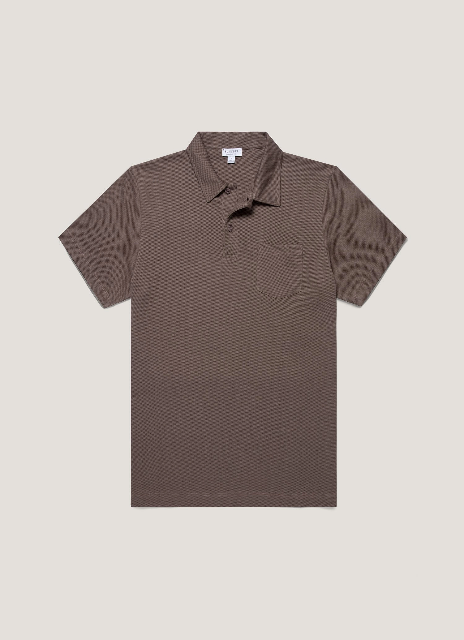 Active Style Men's Riviera Polo Shirt in Walnut