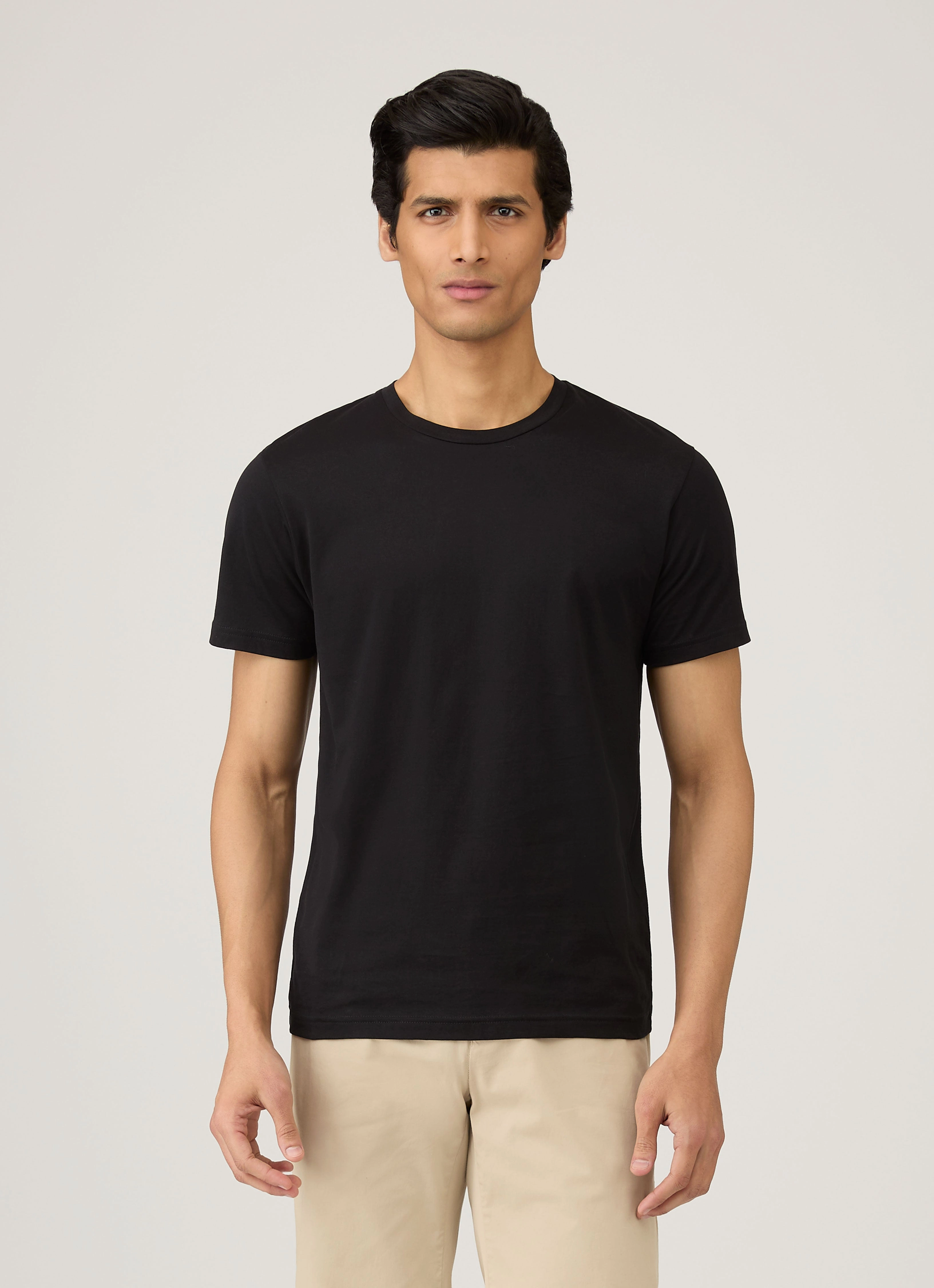 Men's Riviera T-shirt in Black Basic Outfit Outdoor