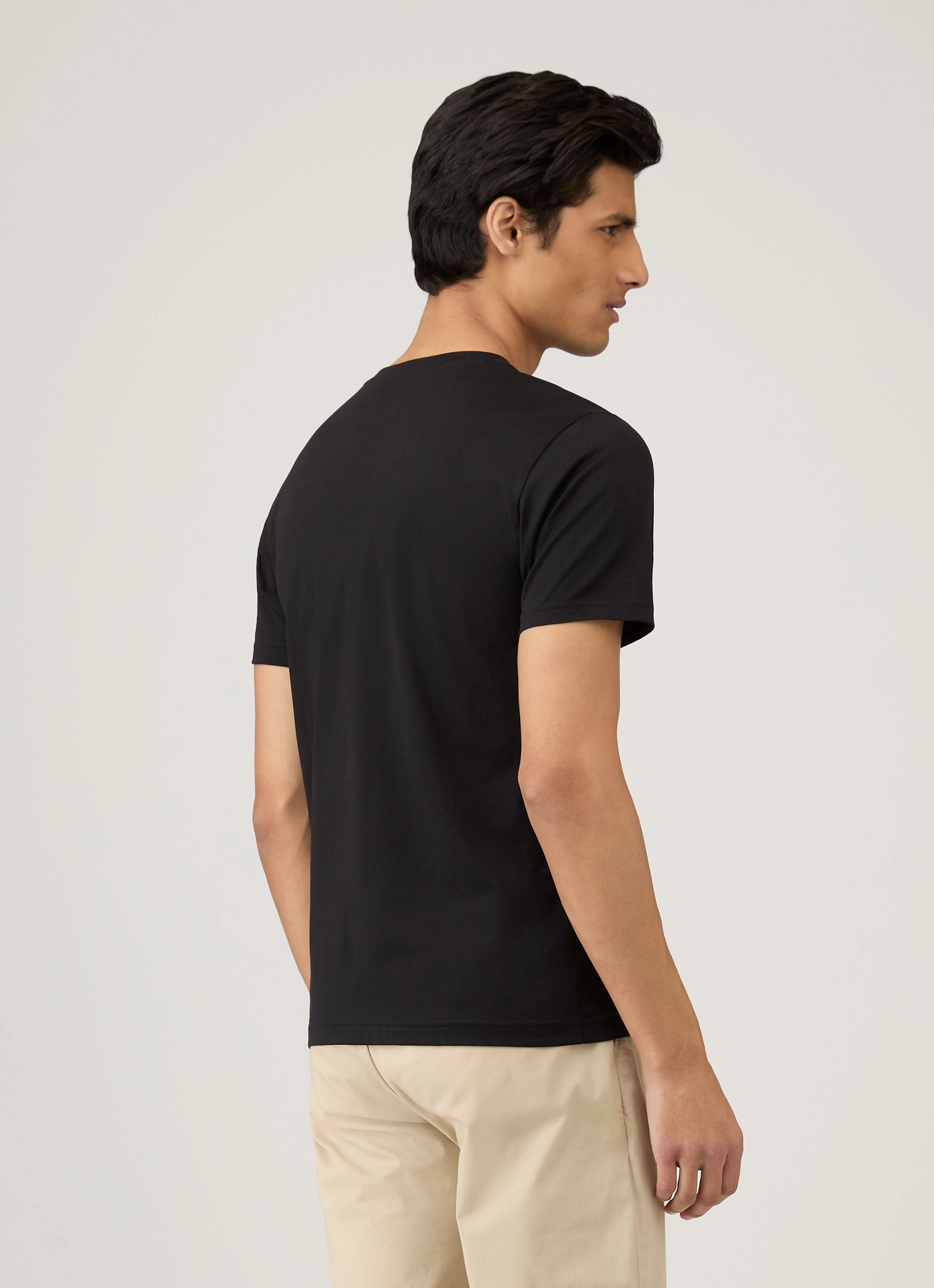 Men's Riviera T-shirt in Black Basic Outfit Outdoor