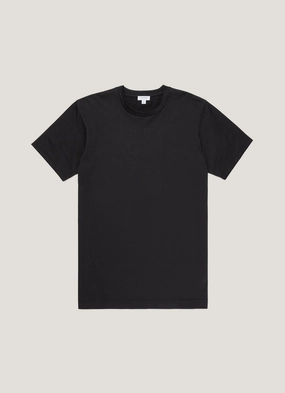 Men's Riviera T-shirt in Black Everyday classic tee