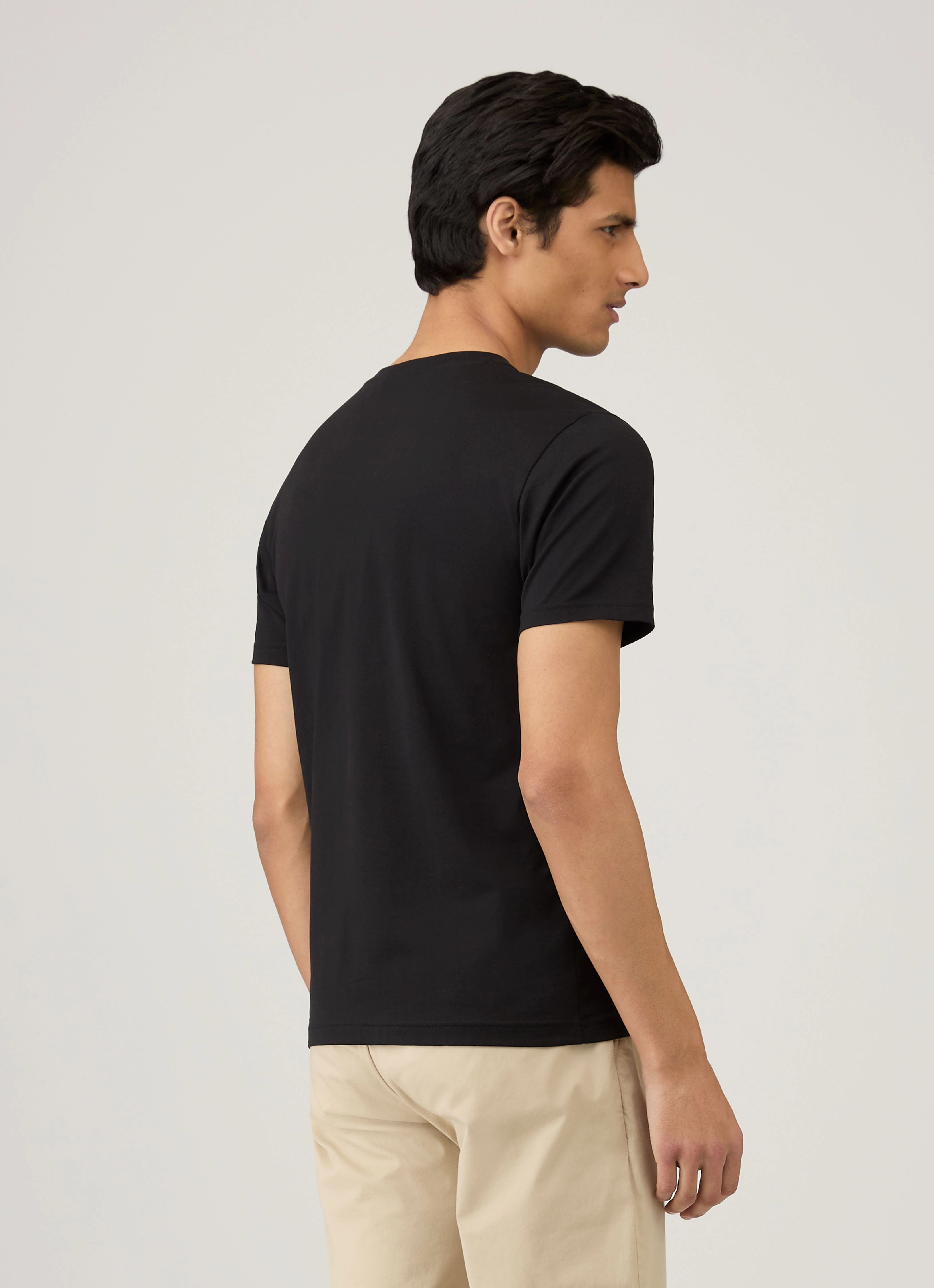 Men's Riviera T-shirt in Black Basic Outfit Outdoor