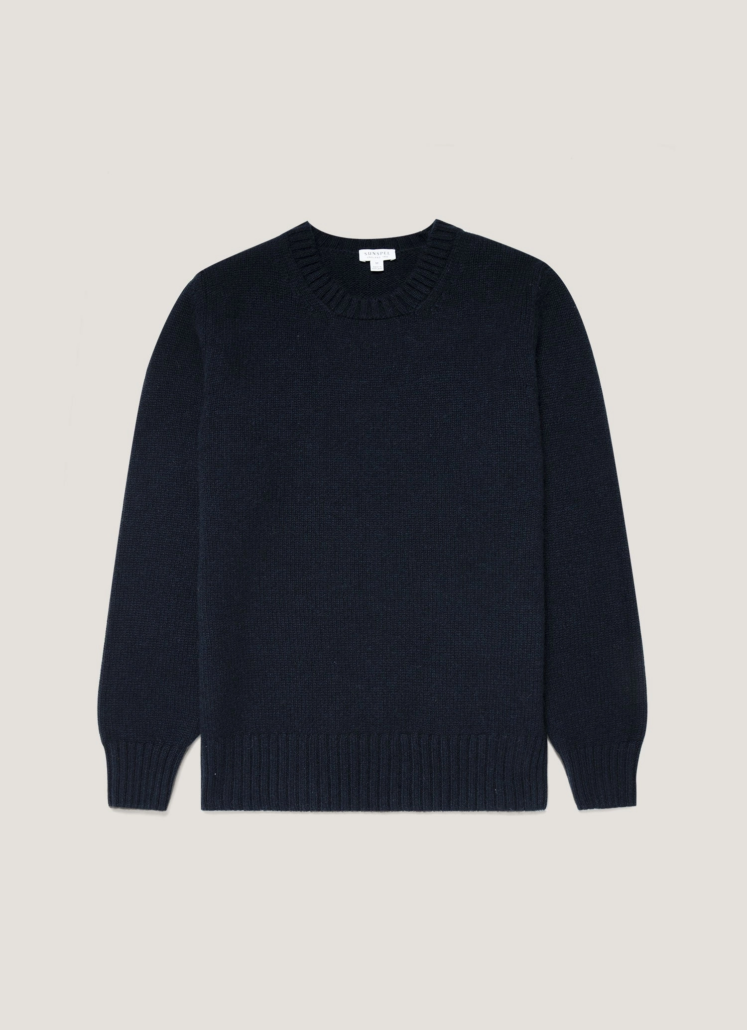 Men's Roxburgh Cashmere Jumper in Navy Weekend casual knitwear Smart sweater for work