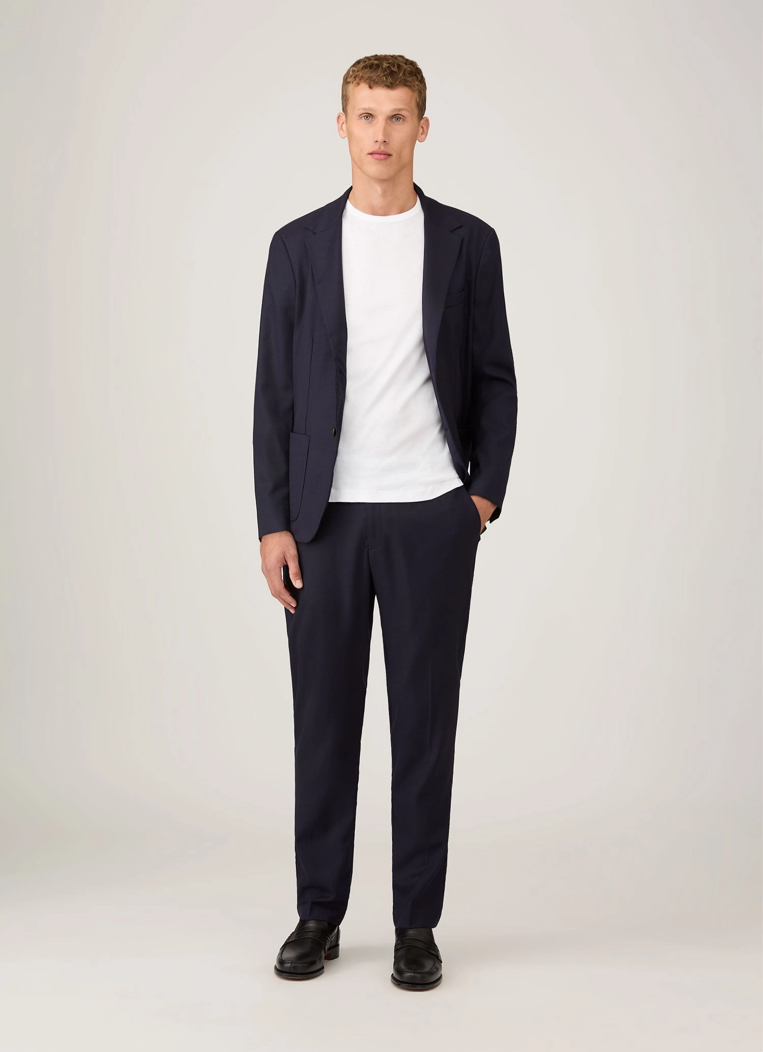 Men's Sea Island Cotton T-shirt in White Original Design Street