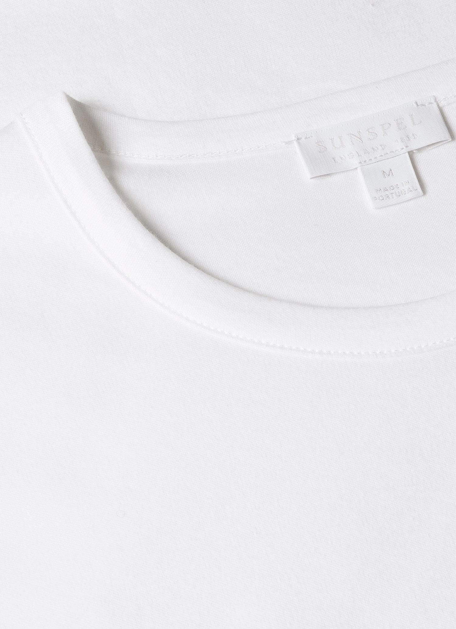 Men's Sea Island Cotton T-shirt in White Original Design Street