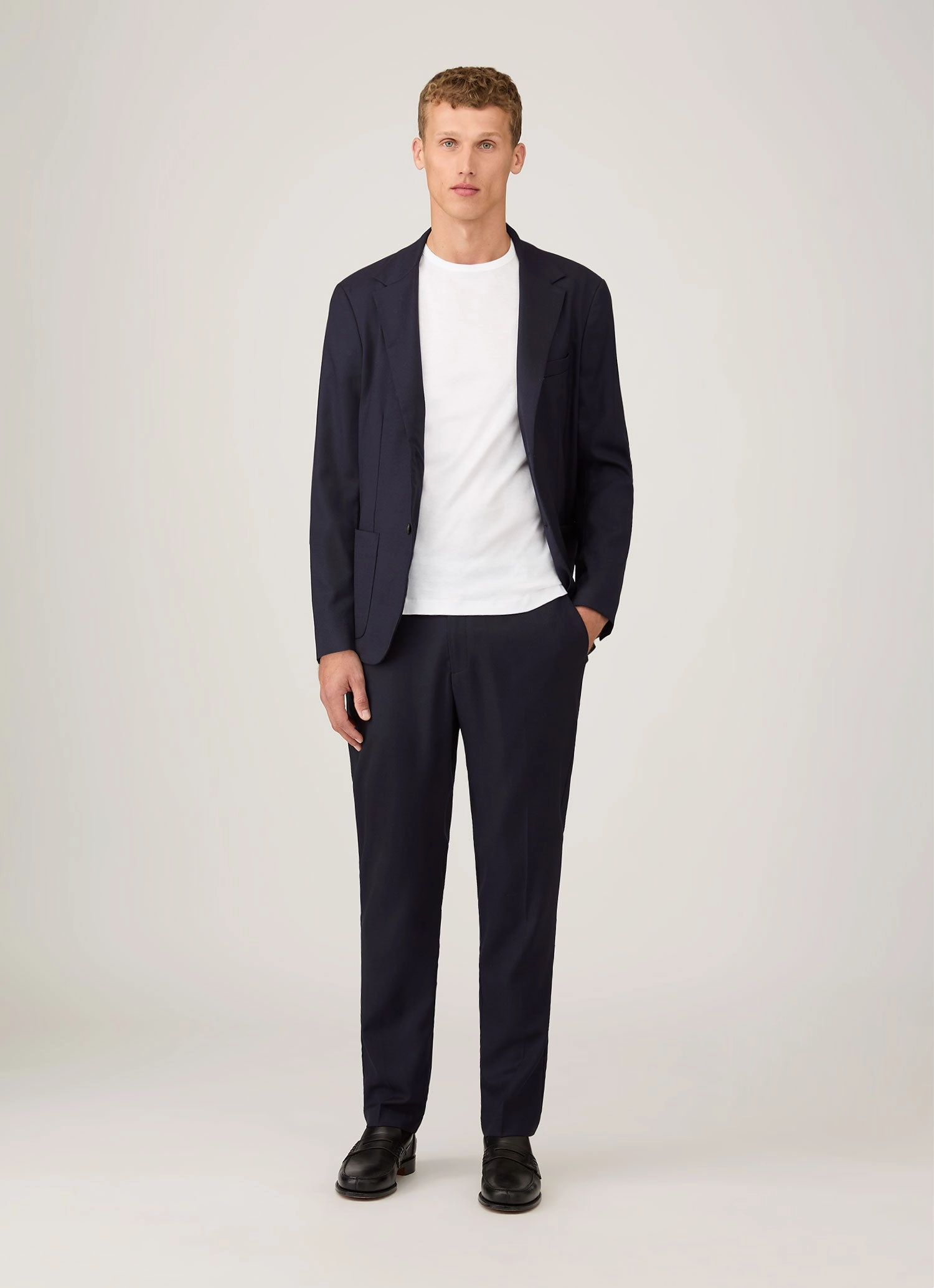 Men's Sea Island Cotton T-shirt in White Original Design Street