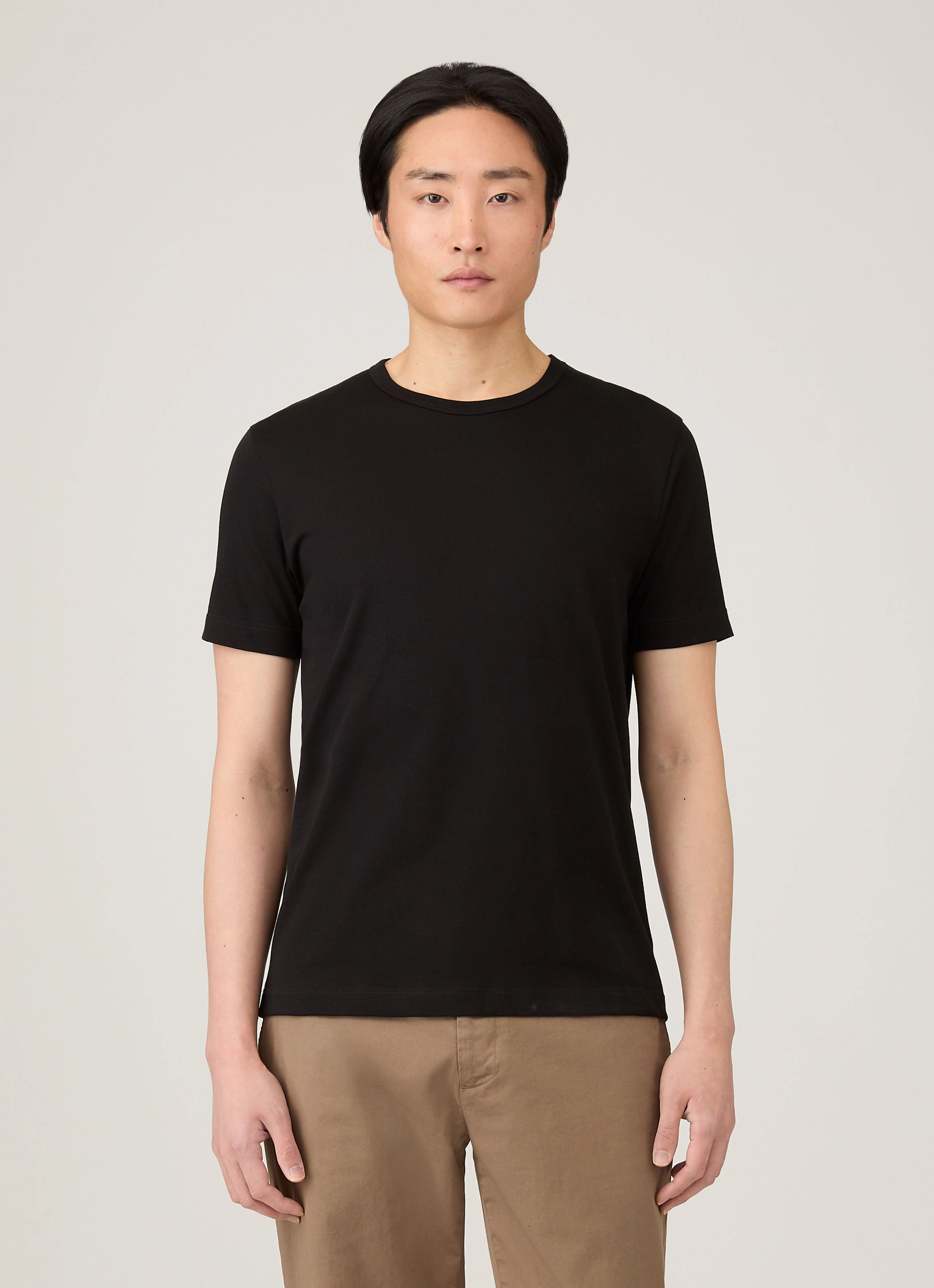 Men's Single Jersey T-shirt in Black Active Design