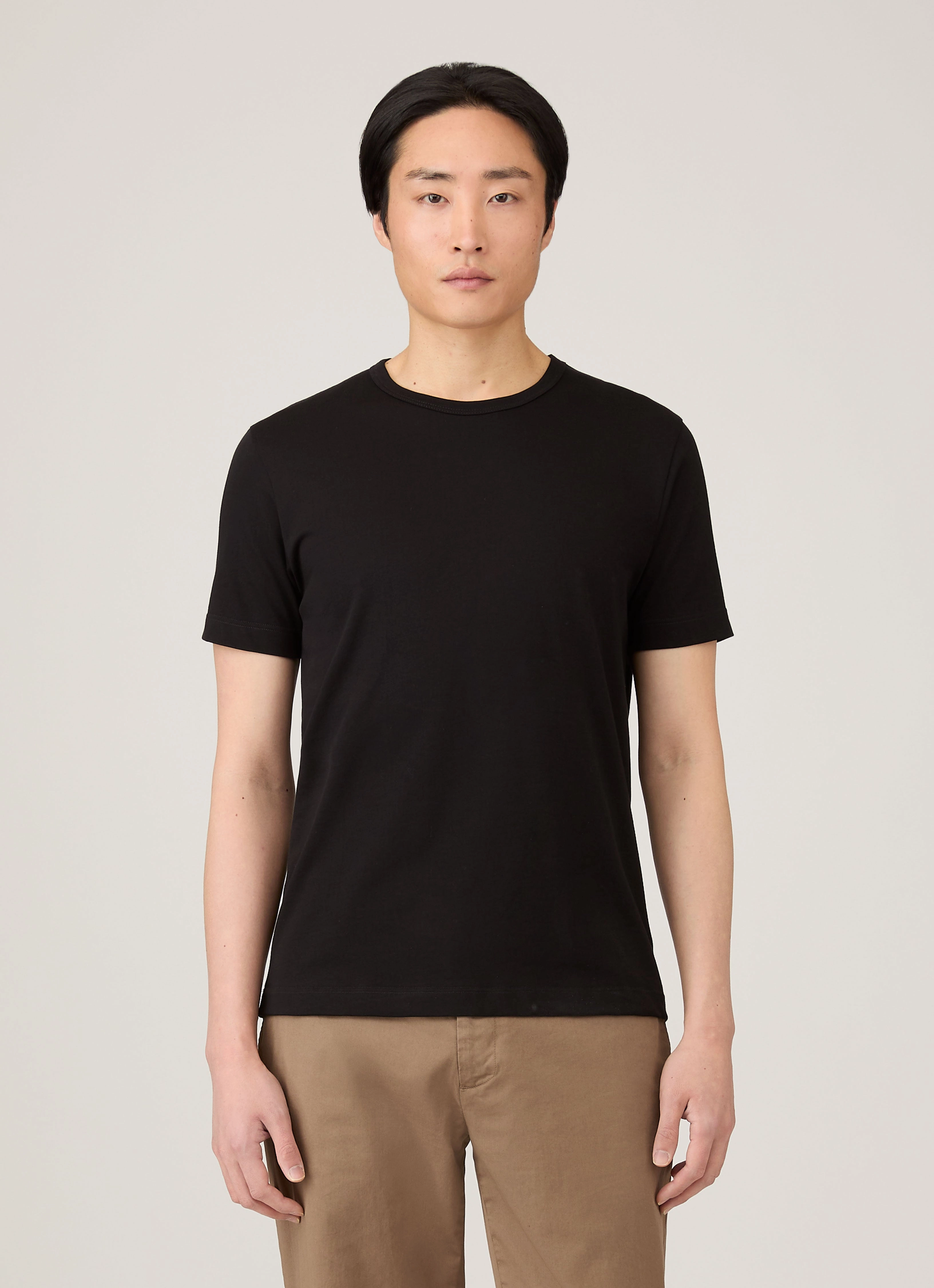Men's Single Jersey T-shirt in Black Active Design