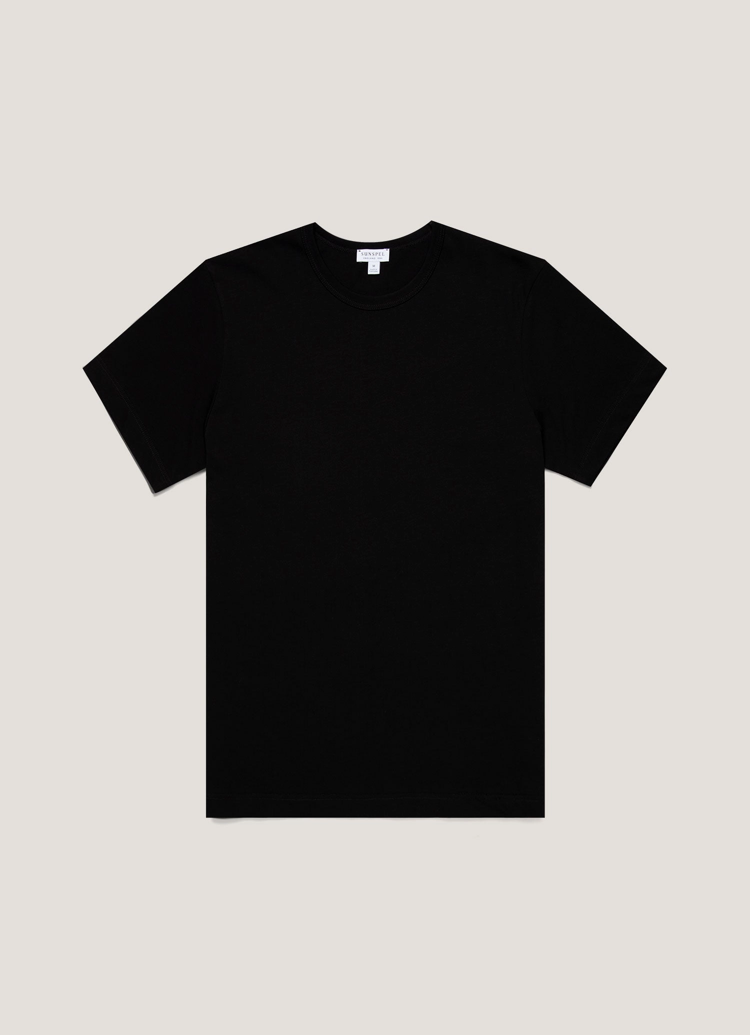 Men's Single Jersey T-shirt in Black Work Street Style Travel Mood
