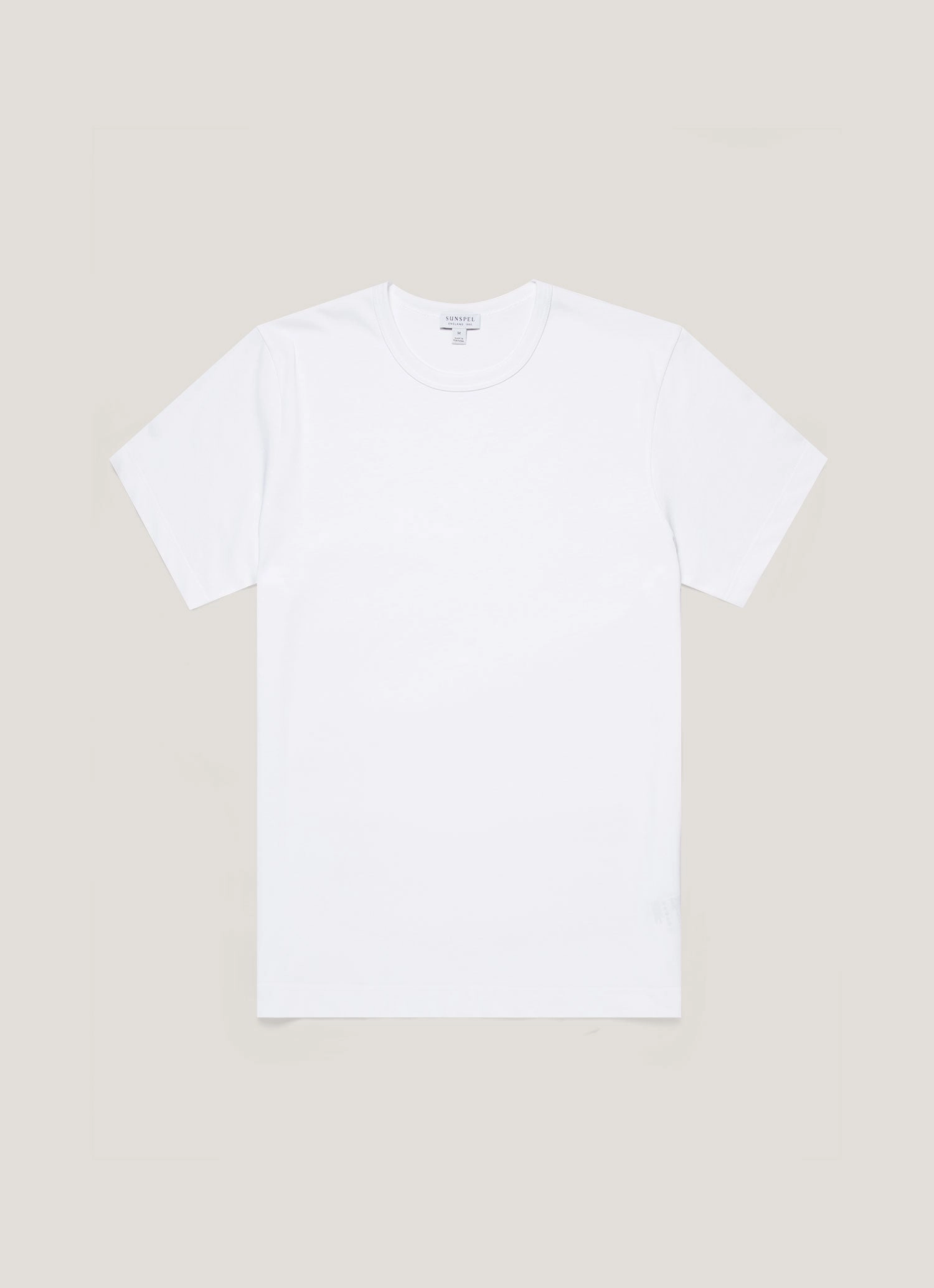 Polished Style Men's Single Jersey T-shirt in White