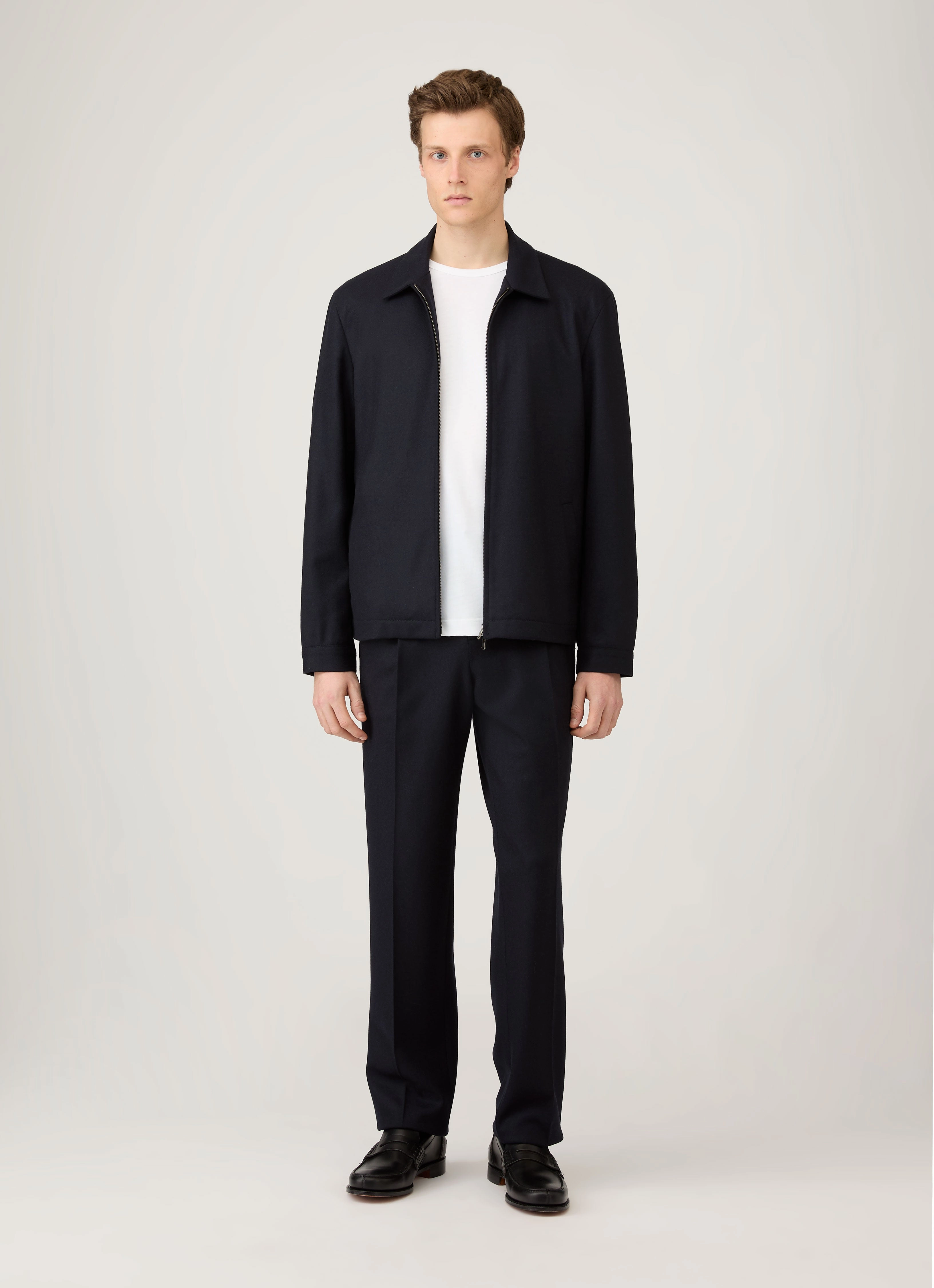 Men's Single Jersey T-shirt in White Fresh Style Training