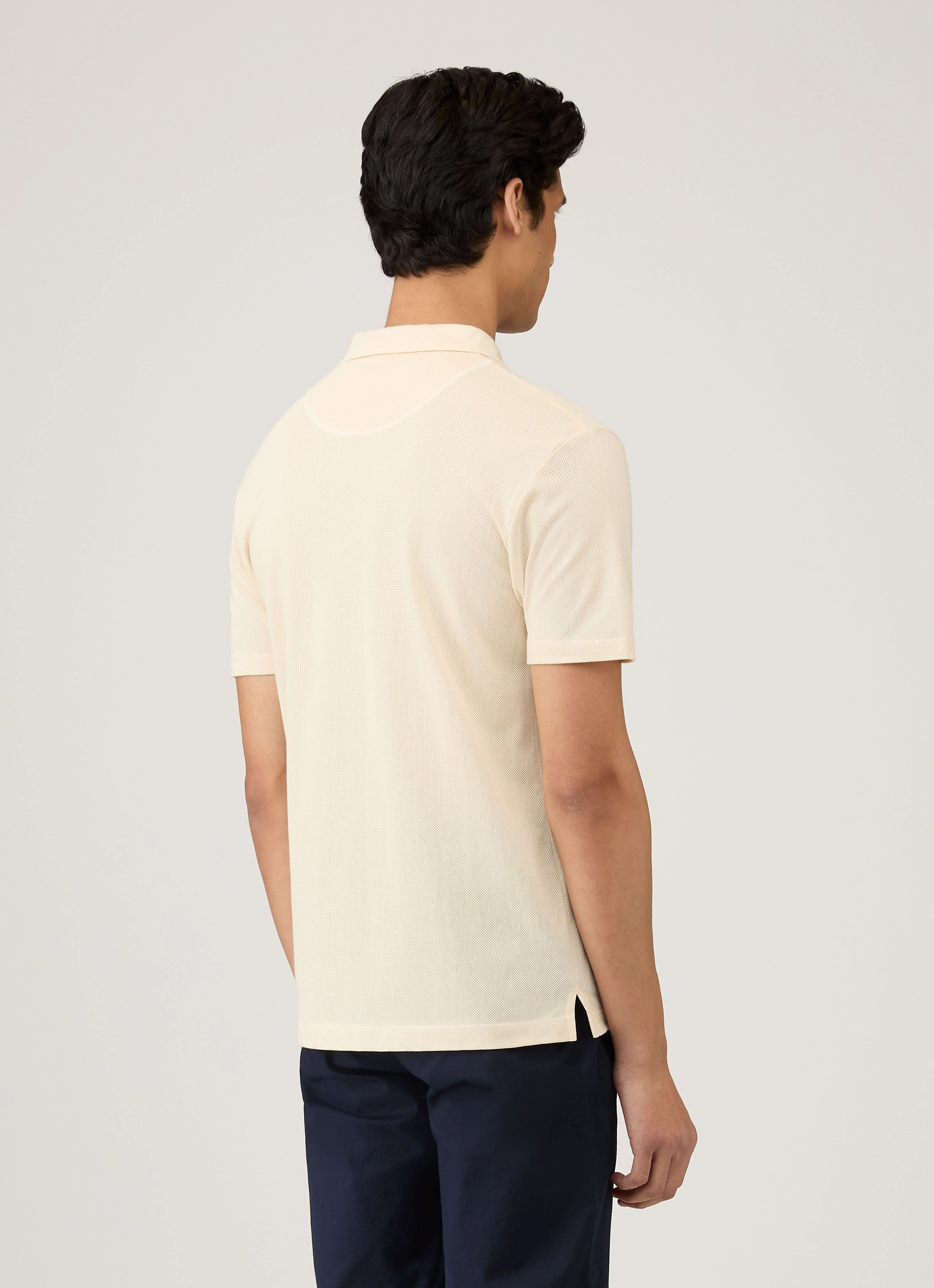 Men's Undyed Riviera Polo Shirt in Undyed Fashion Flow