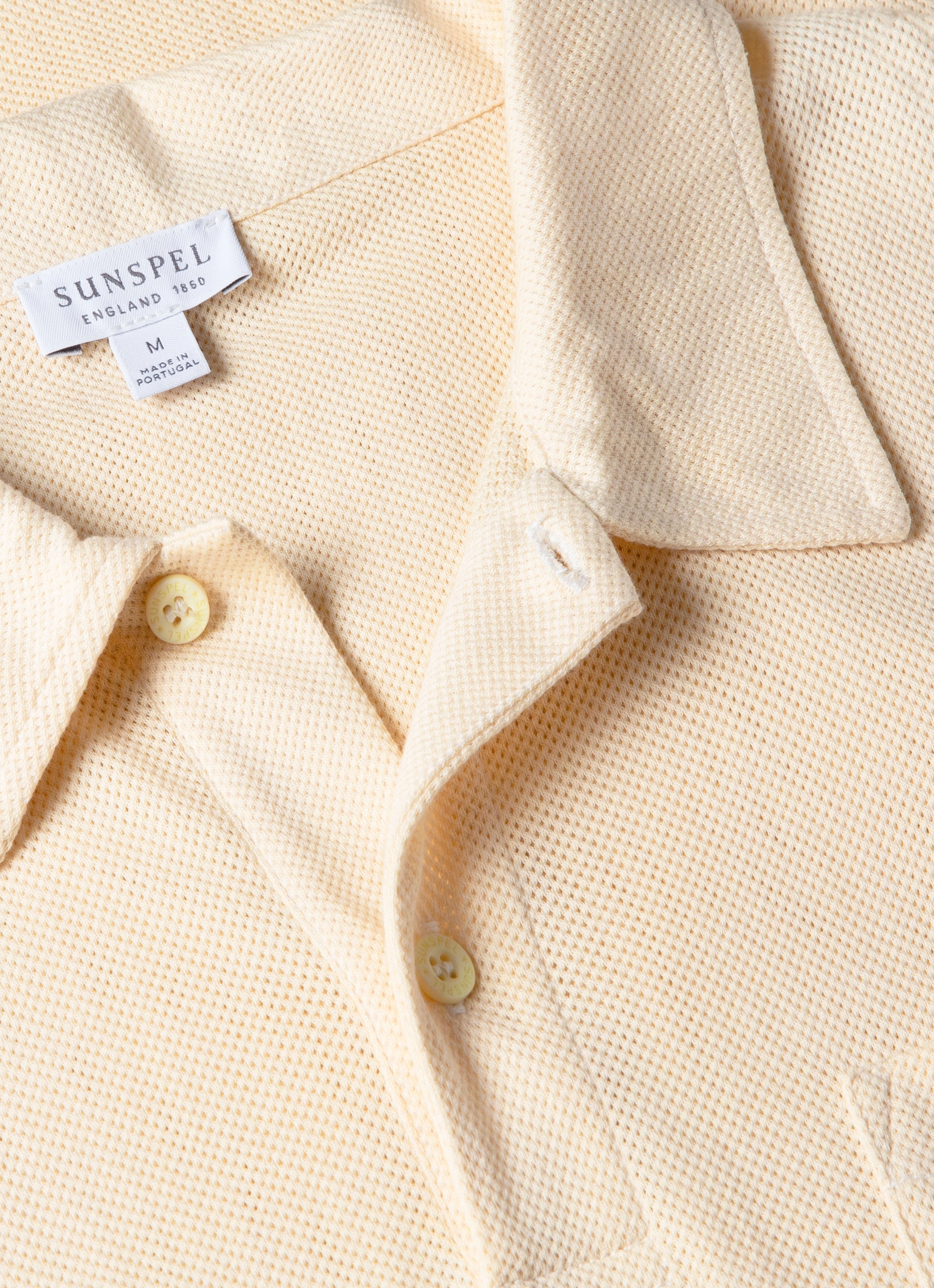 Men's Undyed Riviera Polo Shirt in Undyed Fashion Flow