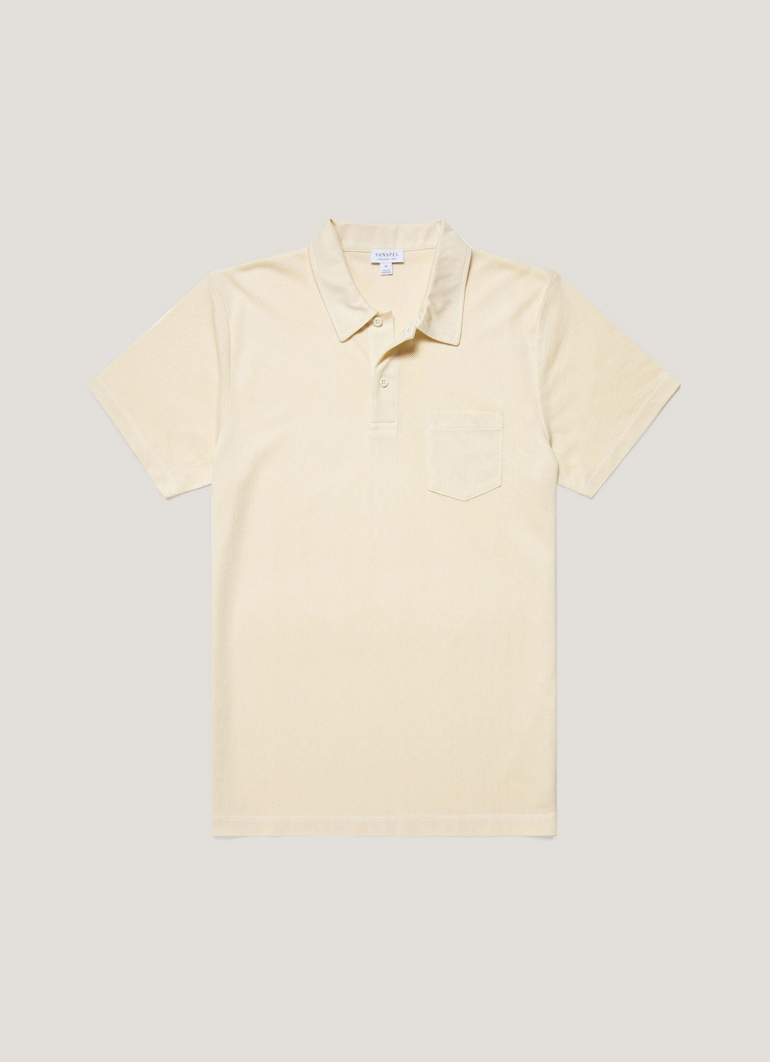 Men's Undyed Riviera Polo Shirt in Undyed Layer Essential