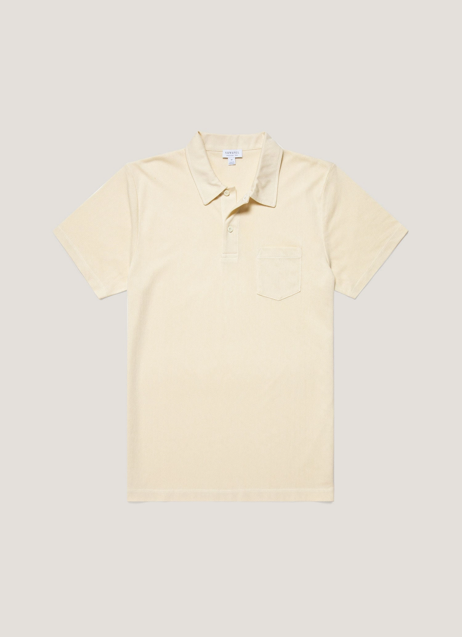 Comfy Style Classic Trend Look Men's Undyed Riviera Polo Shirt in Undyed