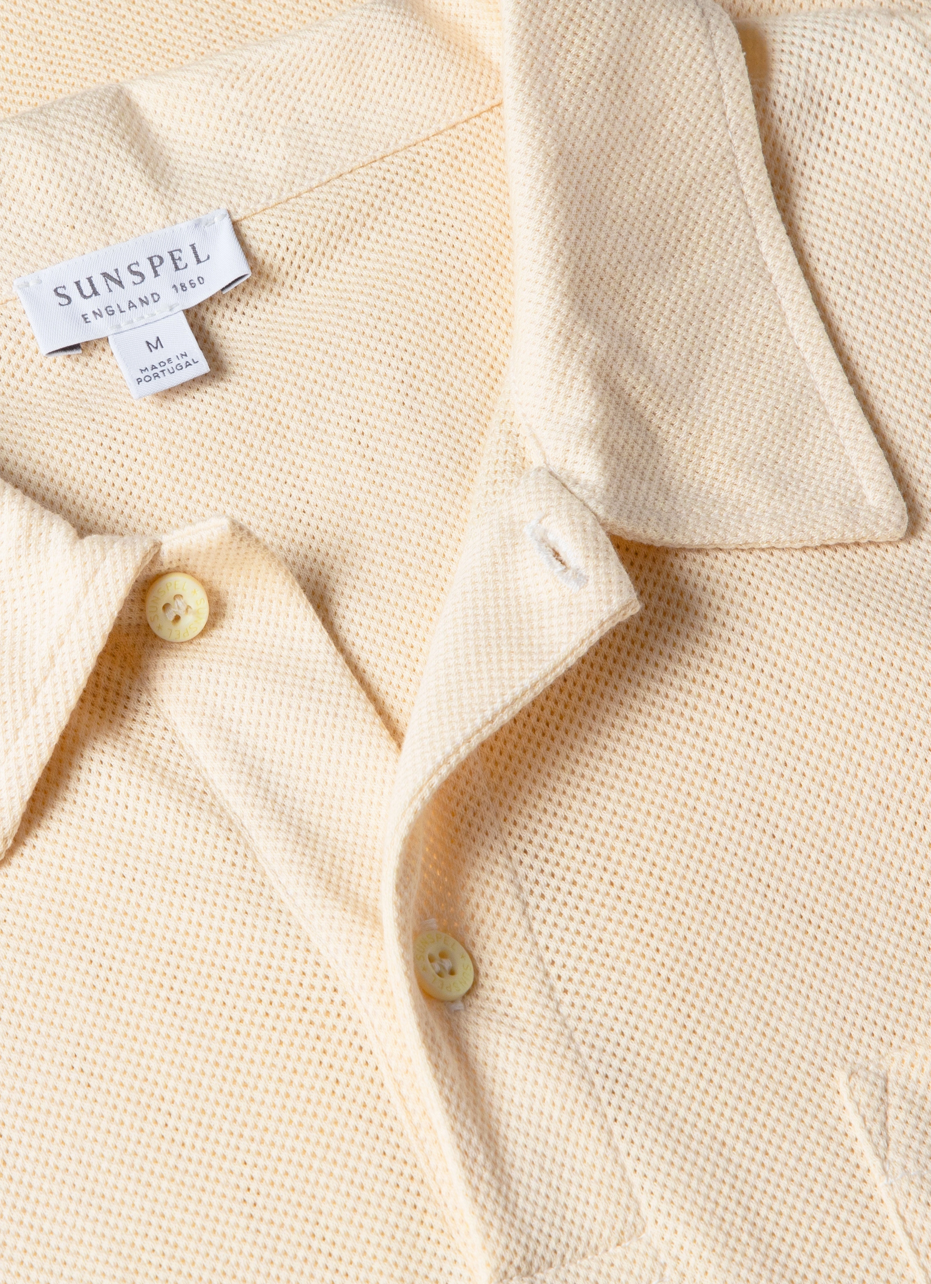 Men's Undyed Riviera Polo Shirt in Undyed Fashion Flow