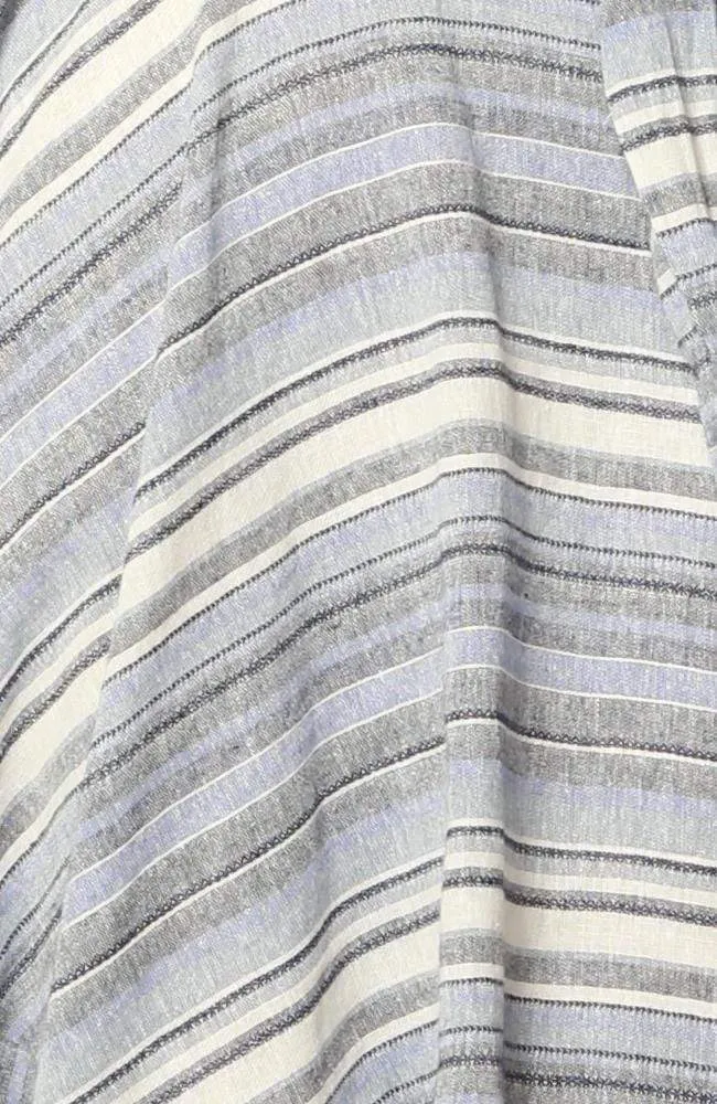 Mesh Overlay Ezra Dress - Sidecar Stripe