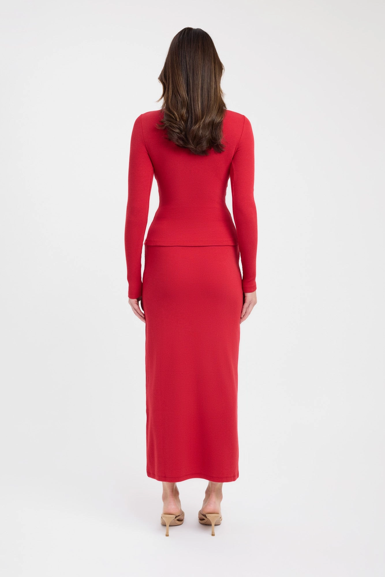 Mesh Panel Carter Maxi Skirt