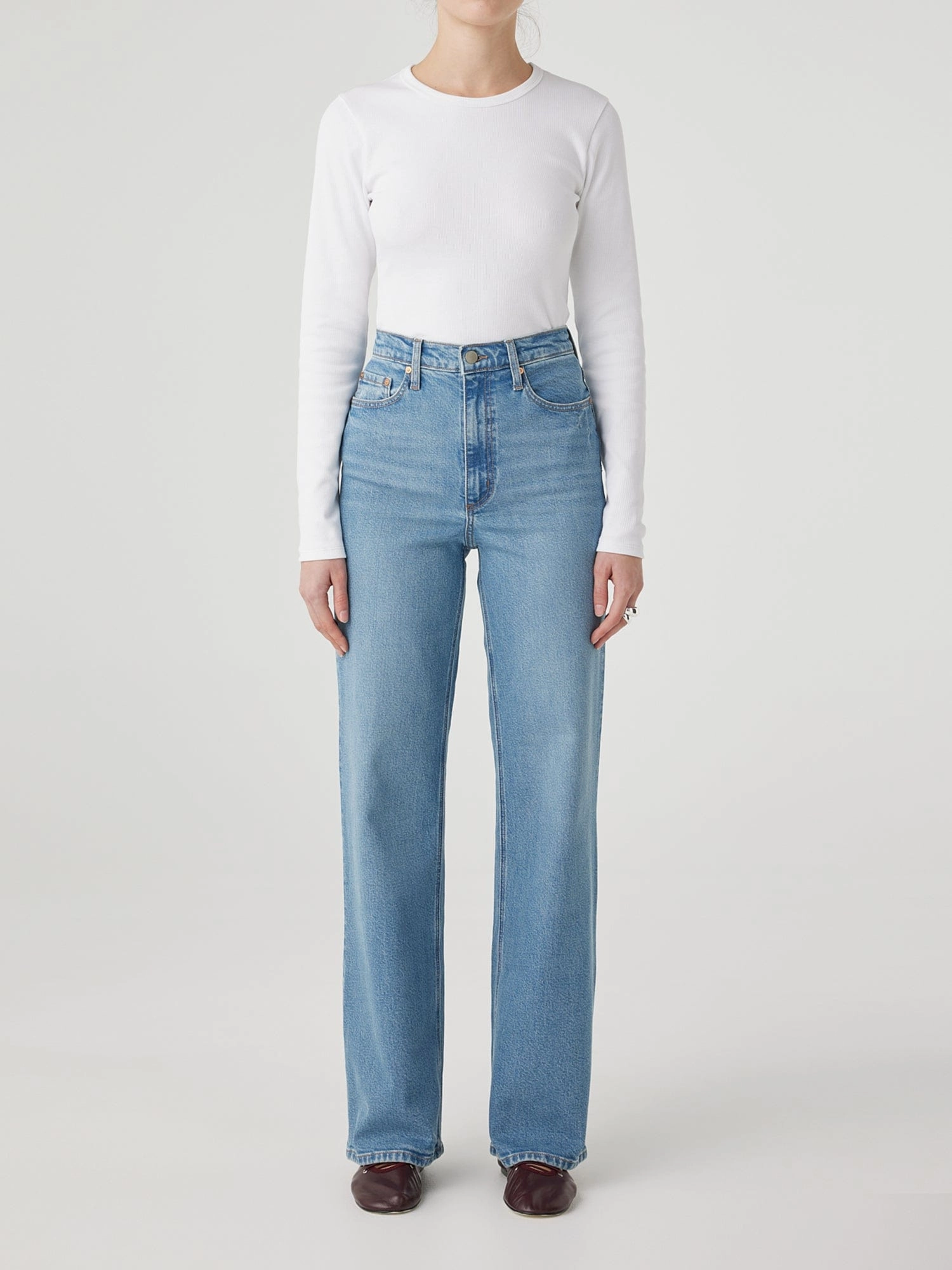 Milla Jean Long 90s Blue Lifestyle Choice Neutral Look