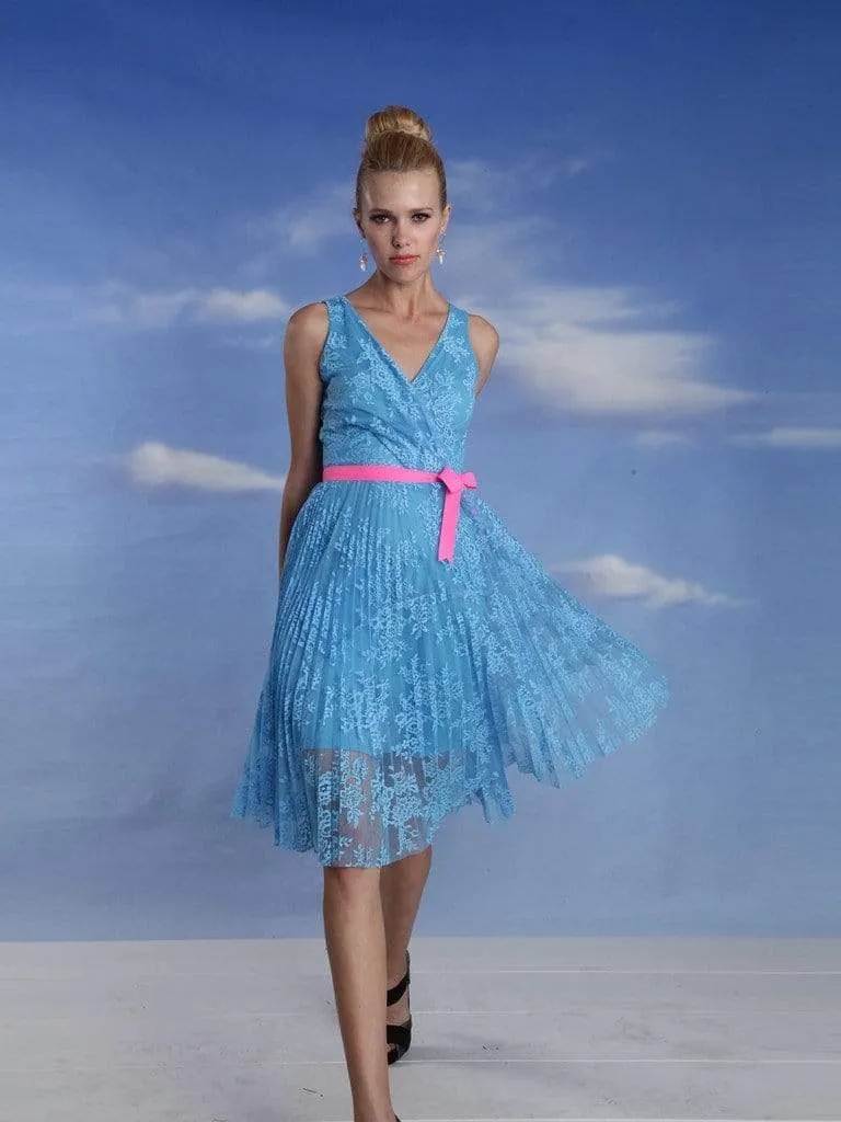 Aurora Dress- Bumble Berry Punch Form Fit Panelled-Design