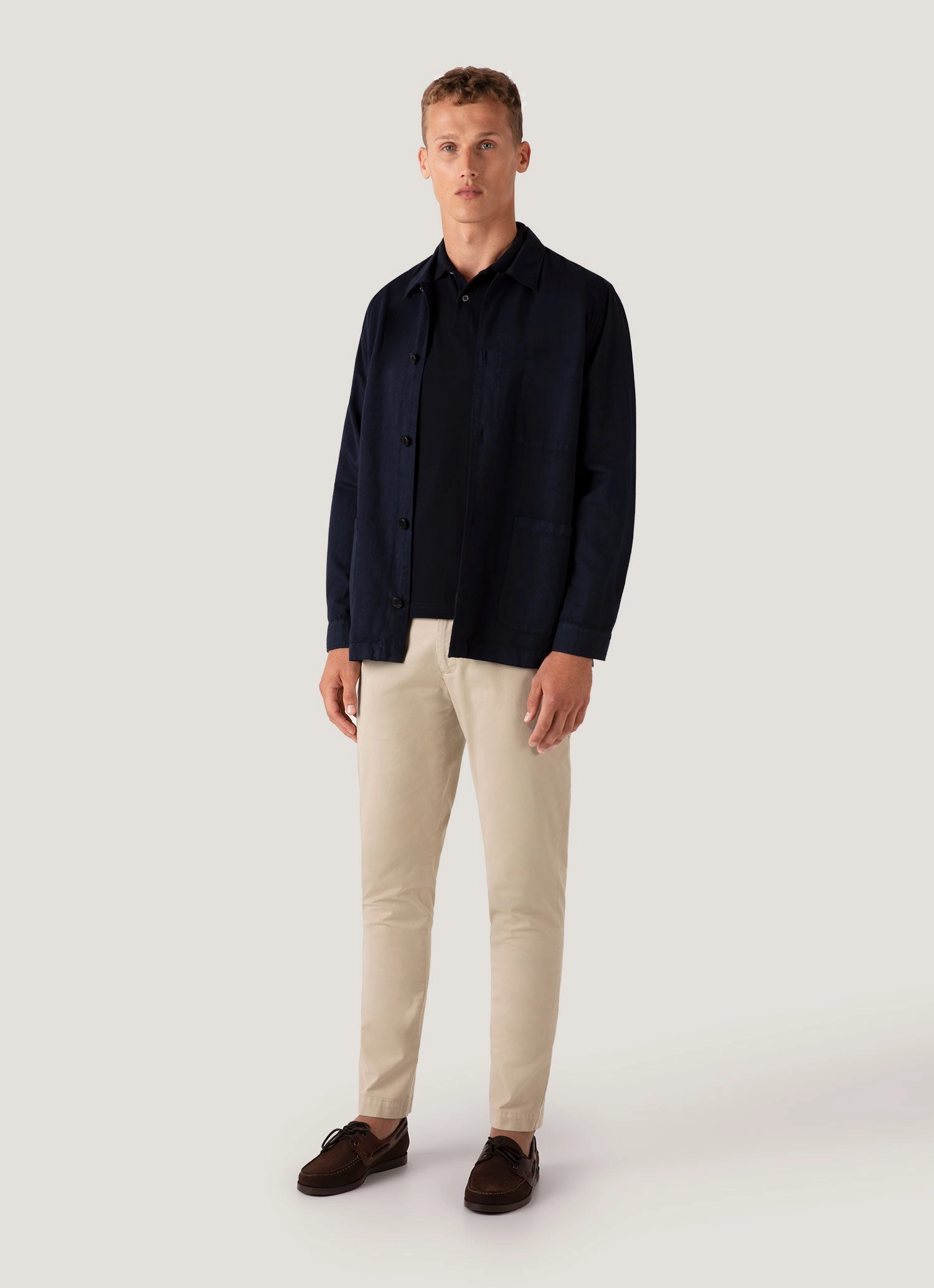 Minimal Apparel Men's Piqu?? Polo Shirt in Midnight Navy