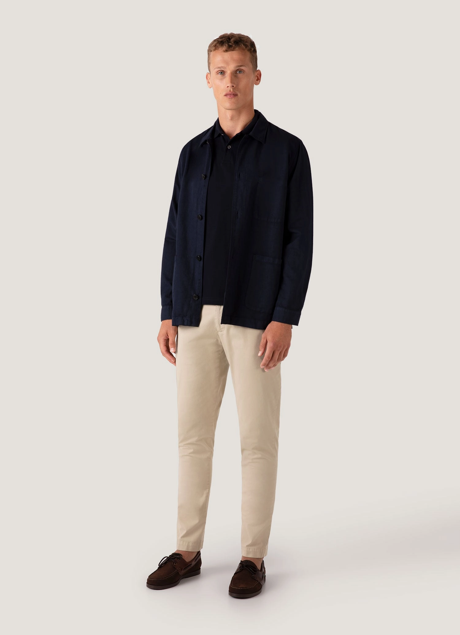 Minimal Apparel Men's Piqu?? Polo Shirt in Midnight Navy