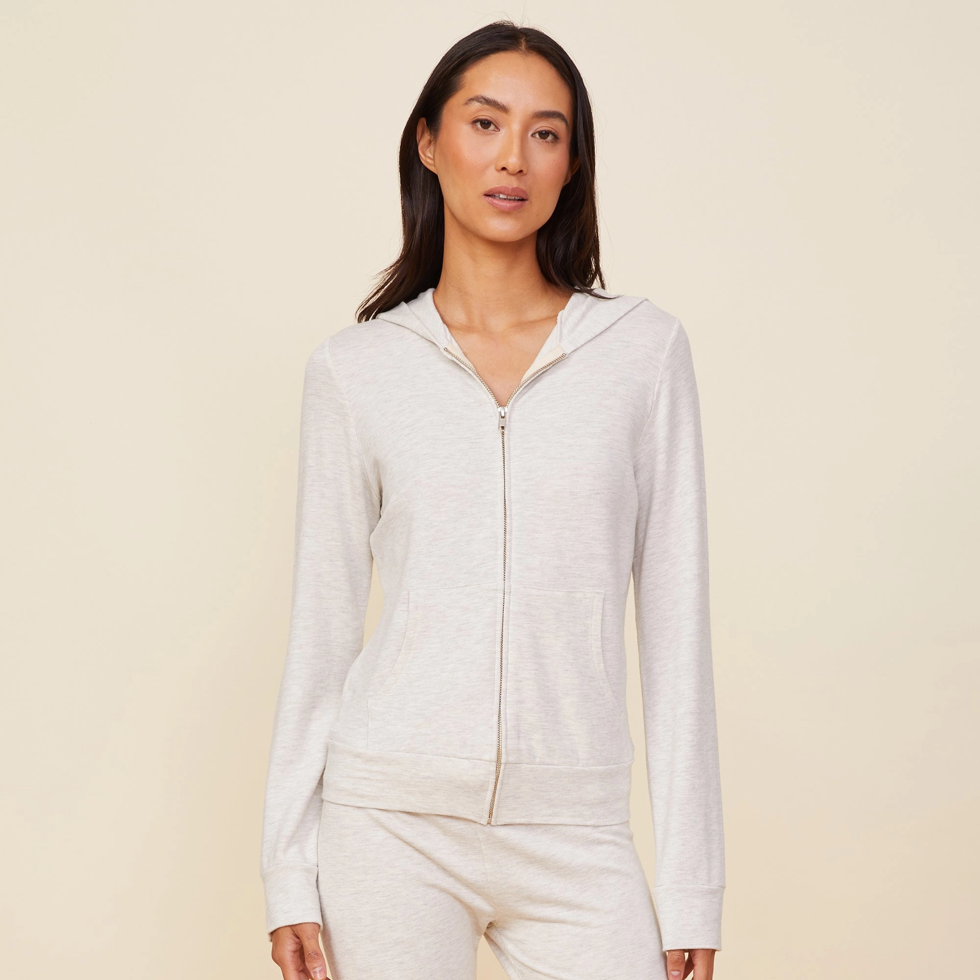 Minimal Chic Supersoft Zip Up Hoody