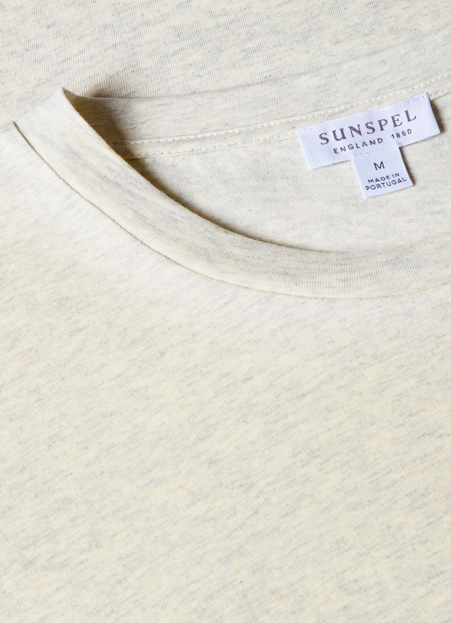 Minimal Cut Winter Men's Riviera T-shirt in Archive White Melange