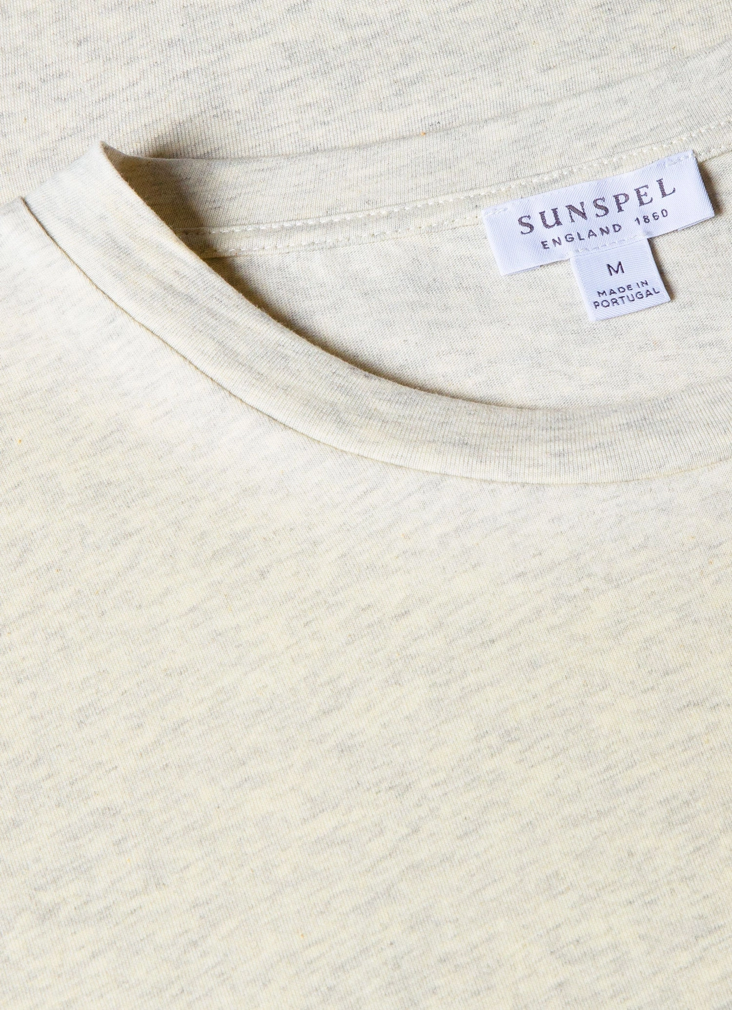 Minimal Cut Winter Men's Riviera T-shirt in Archive White Melange